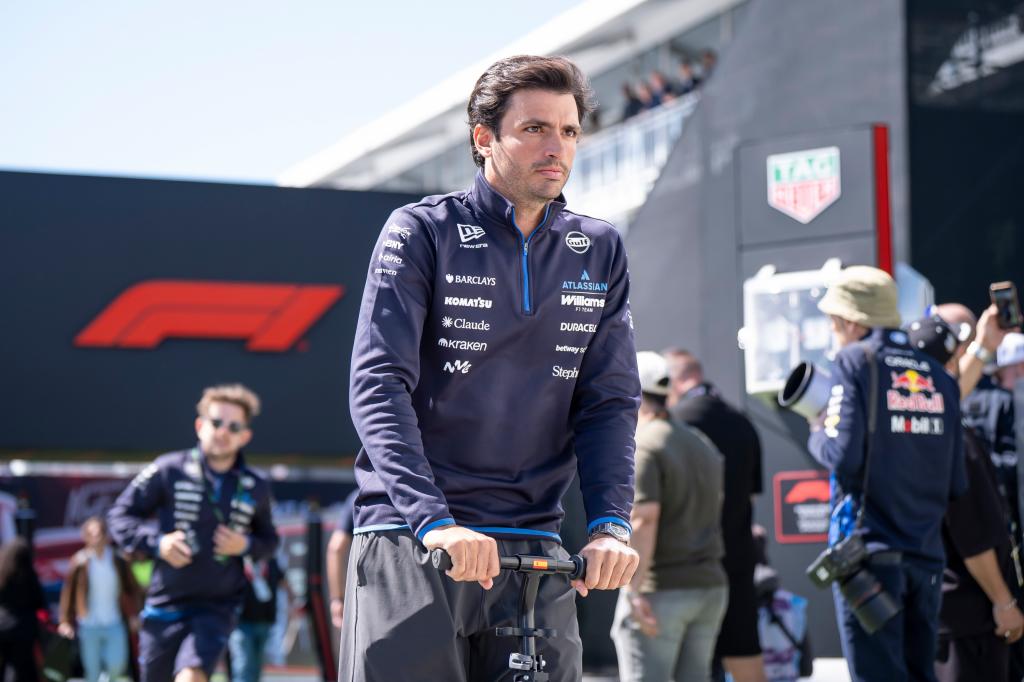 Sainz, este viernes, en el circuito Gilles Villeneuve. LAPRESSE