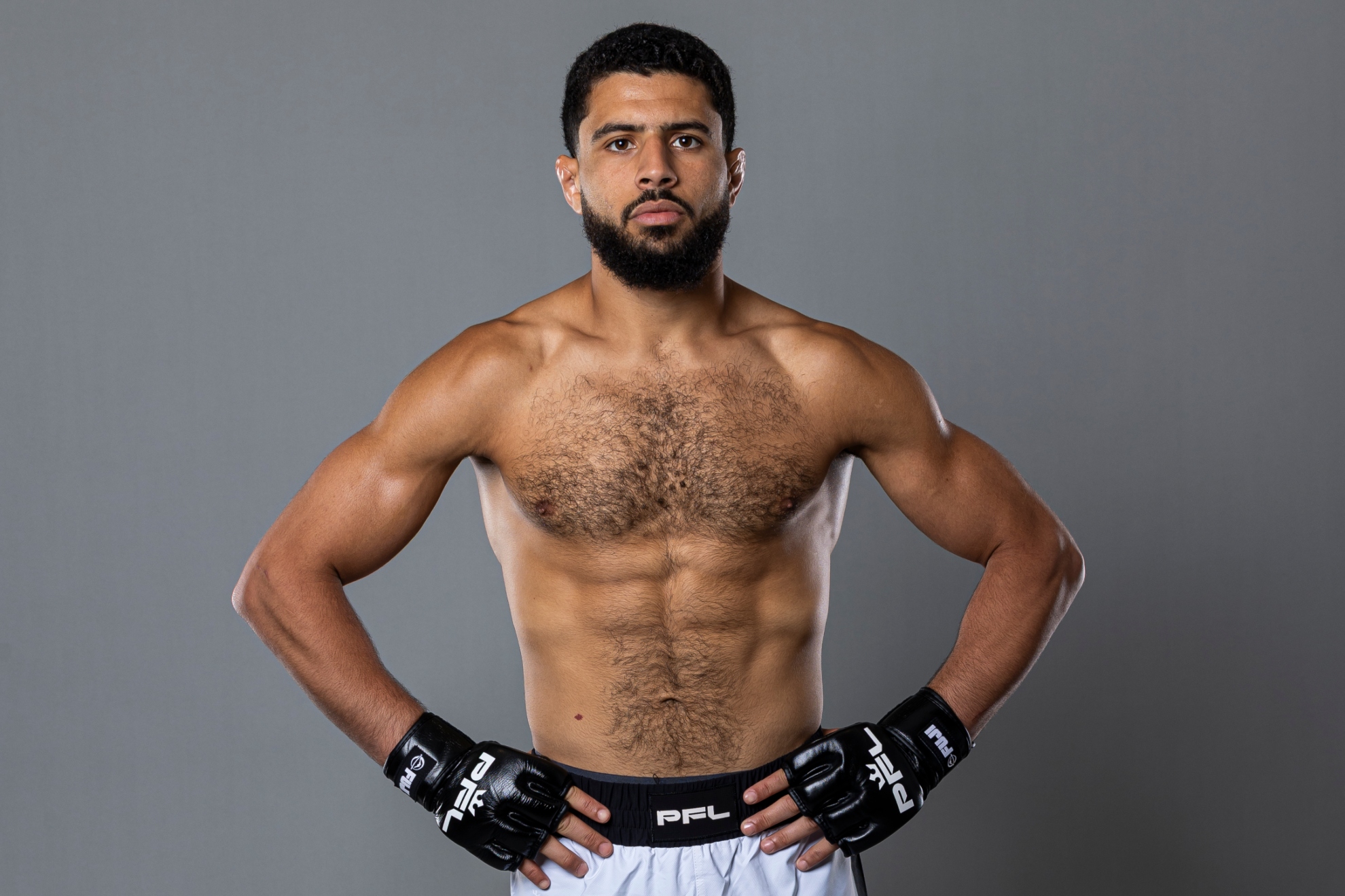 Salah Eddine Hamli en la previa de su combate en PFL Mena.