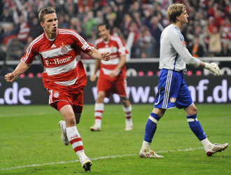 Lukas Podolski with Bayern