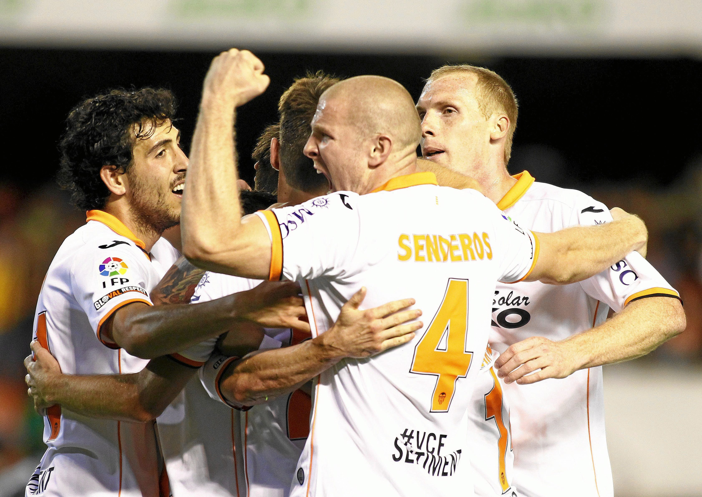Senderos, durante su etapa en el Valencia.ñ