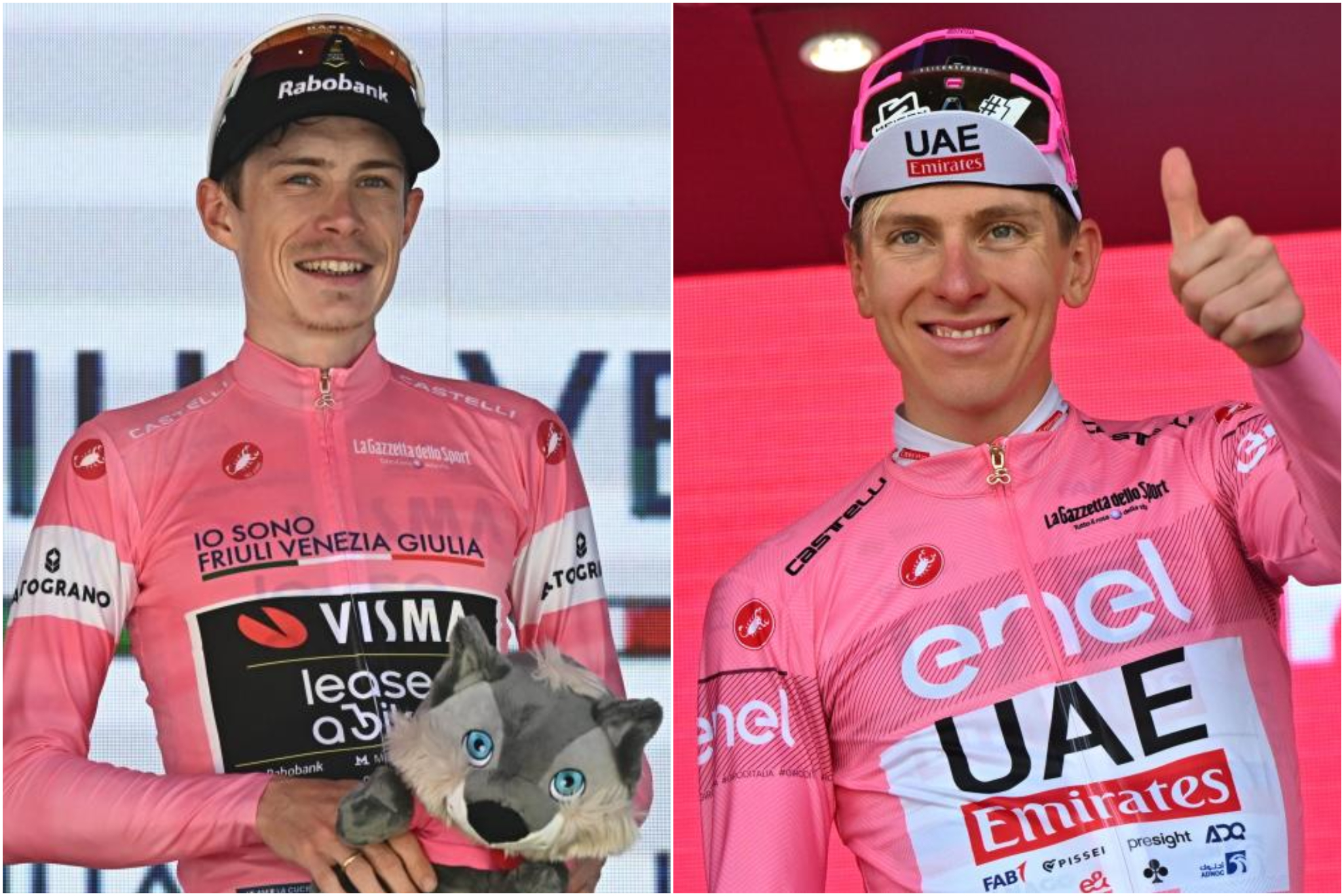 Vingegaard acecha la marca de Pogacar en el Giro de Italia