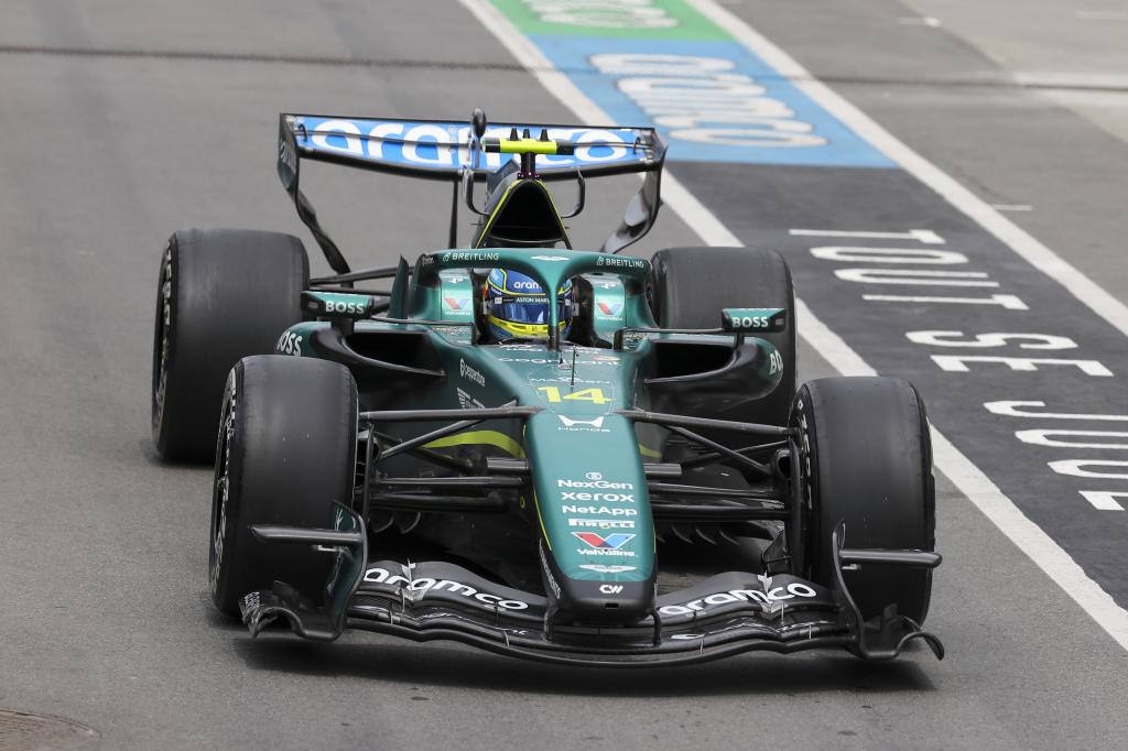 Alonso, ayer en el GP de Canadá.