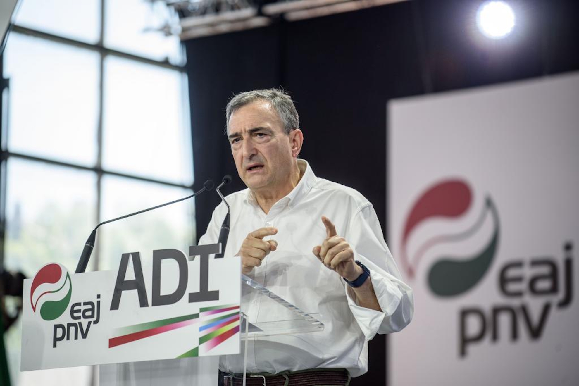 El presidente del PNV, Aitor Esteban.