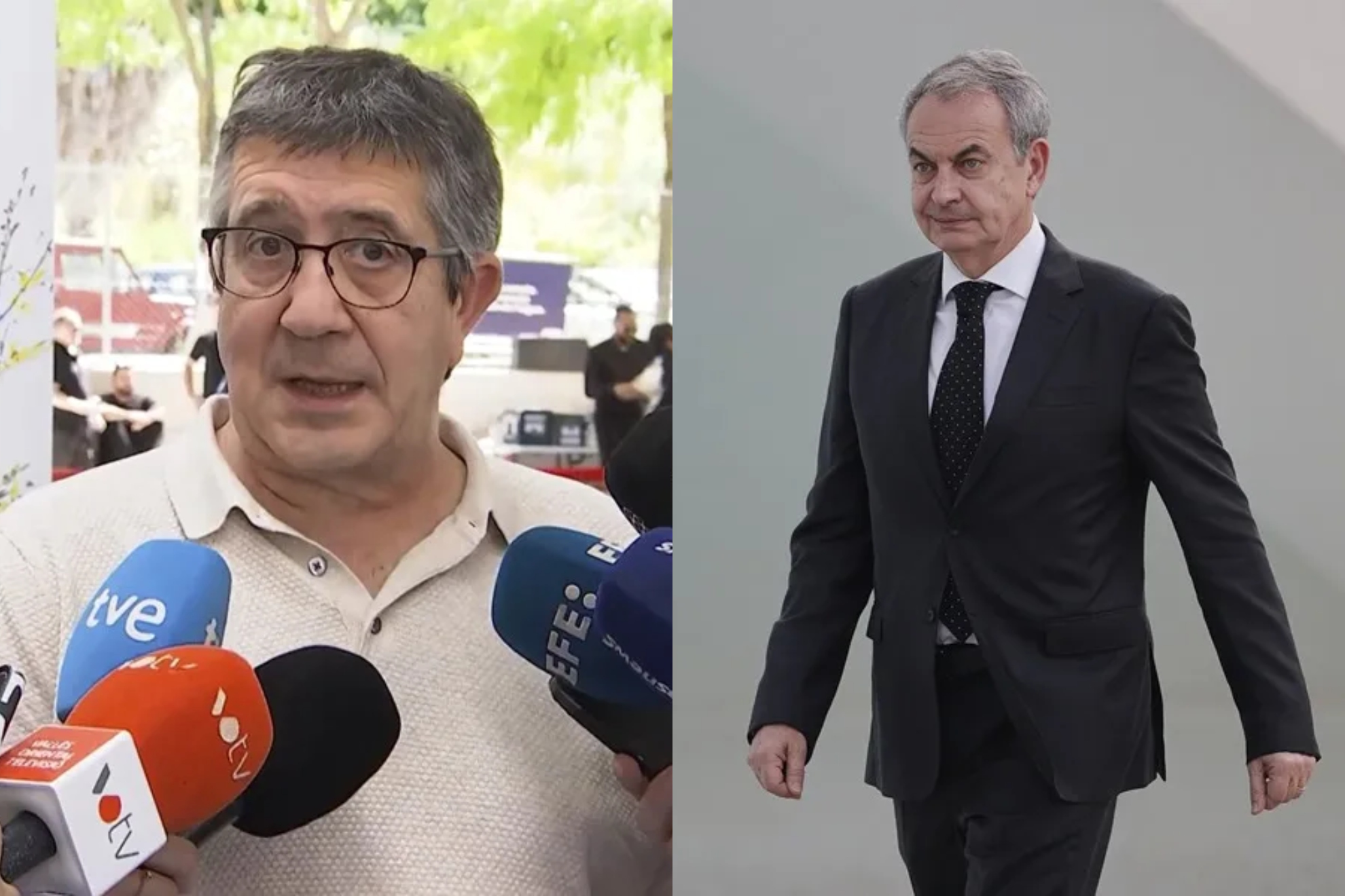 Patxi López y José Luis Rodríguez Zapatero.