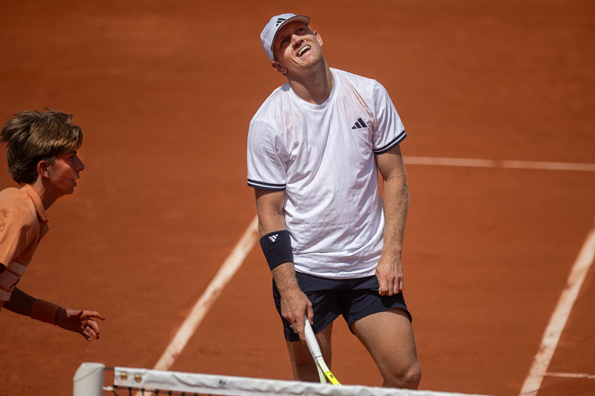 Davidovich muestra su cansancio.
