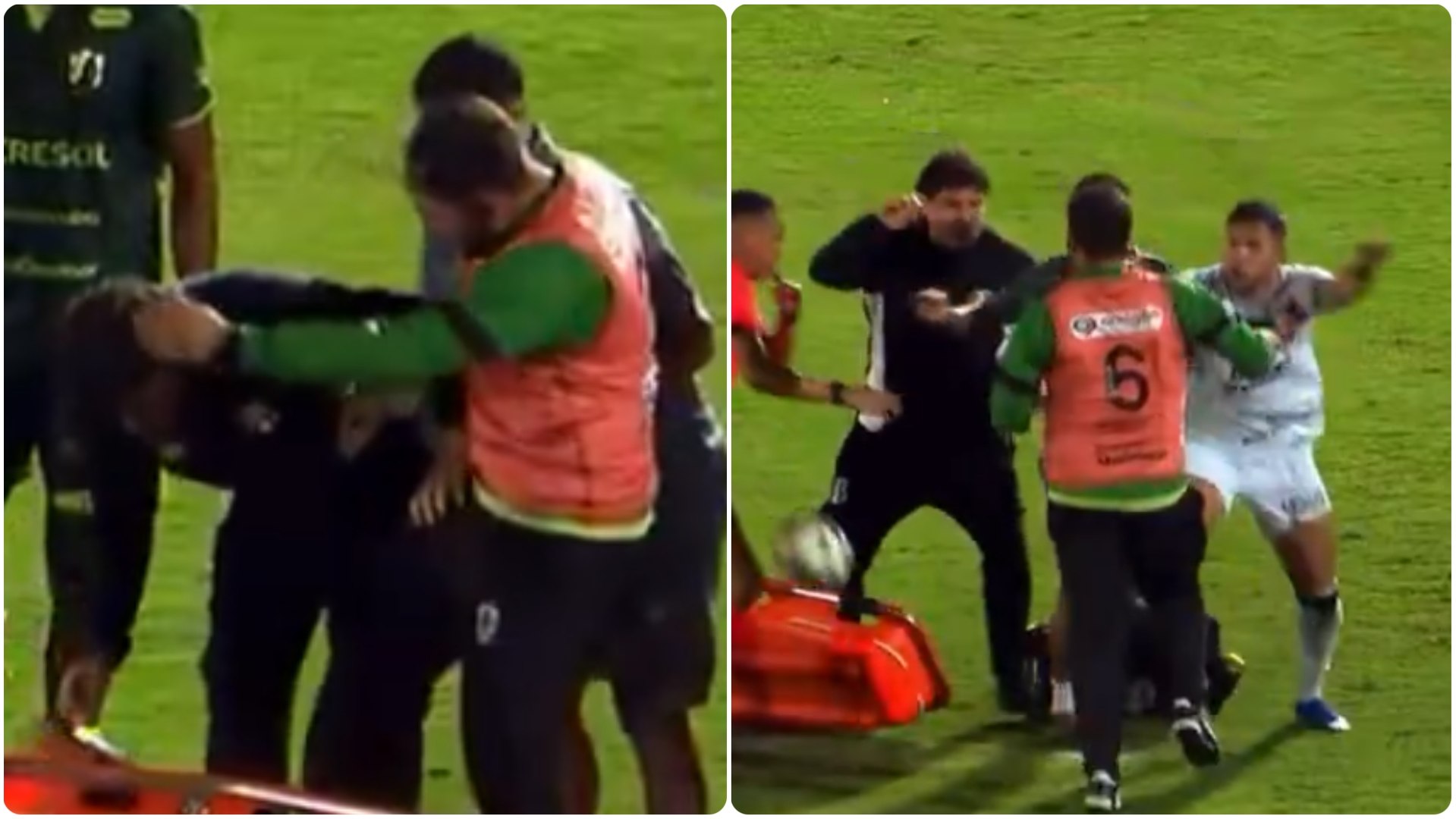 Este es el feo gesto que se vio en el ascenso de la liga brasileña