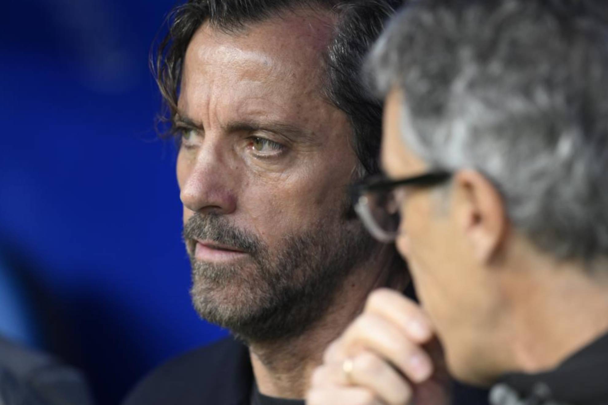 Quique Sánchez Flores, en un partido del Alavés.