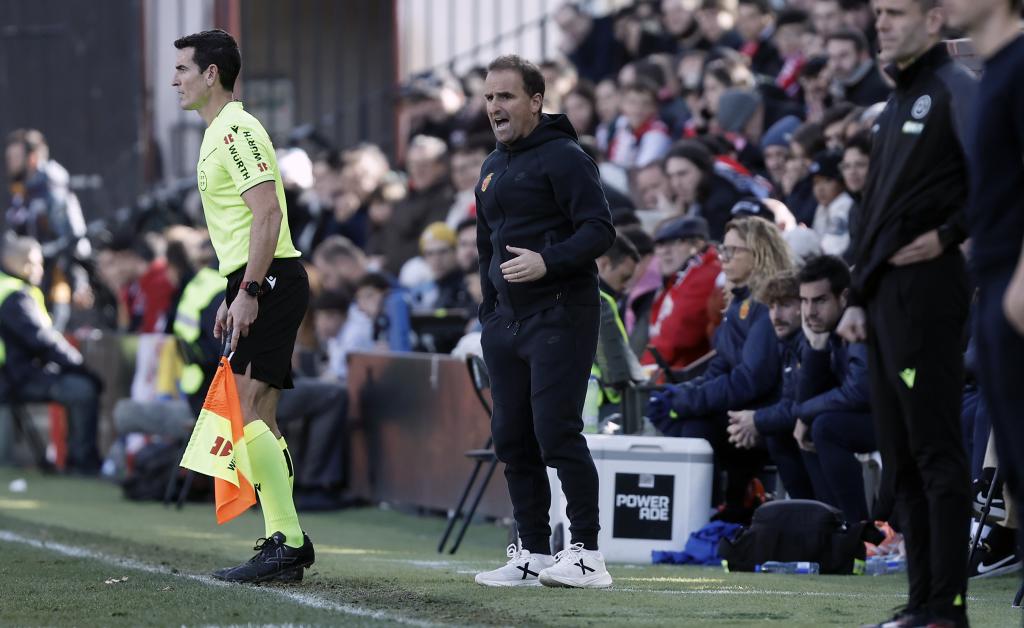 Jagoba Arrasate, en un partido del Mallorca.