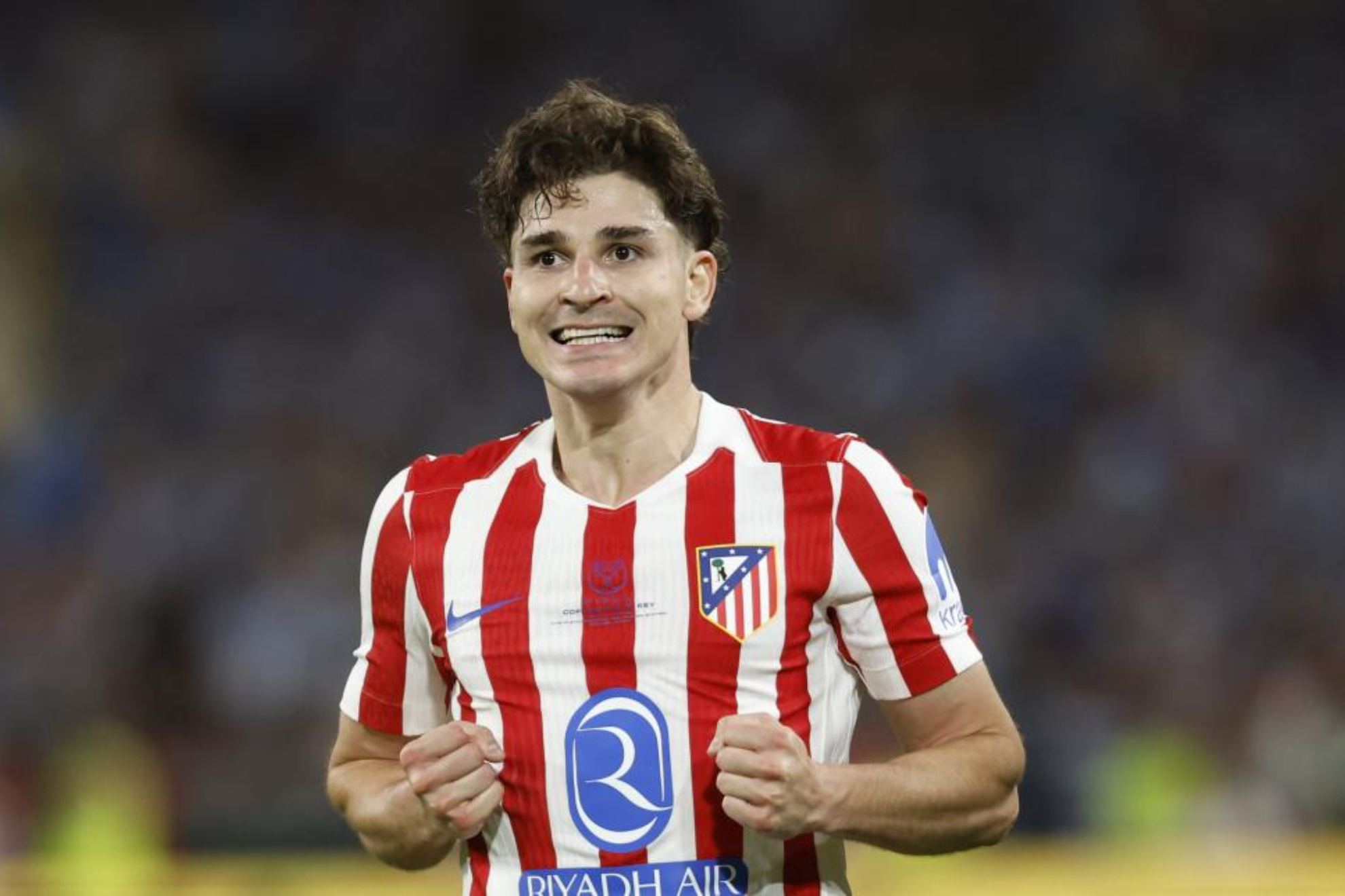 Julián, in an Atlético match.