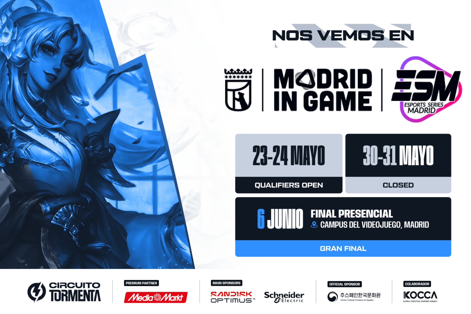 Madrid in Game acogerá la cuarta parada de la temporada con 3.000€ de prize pool