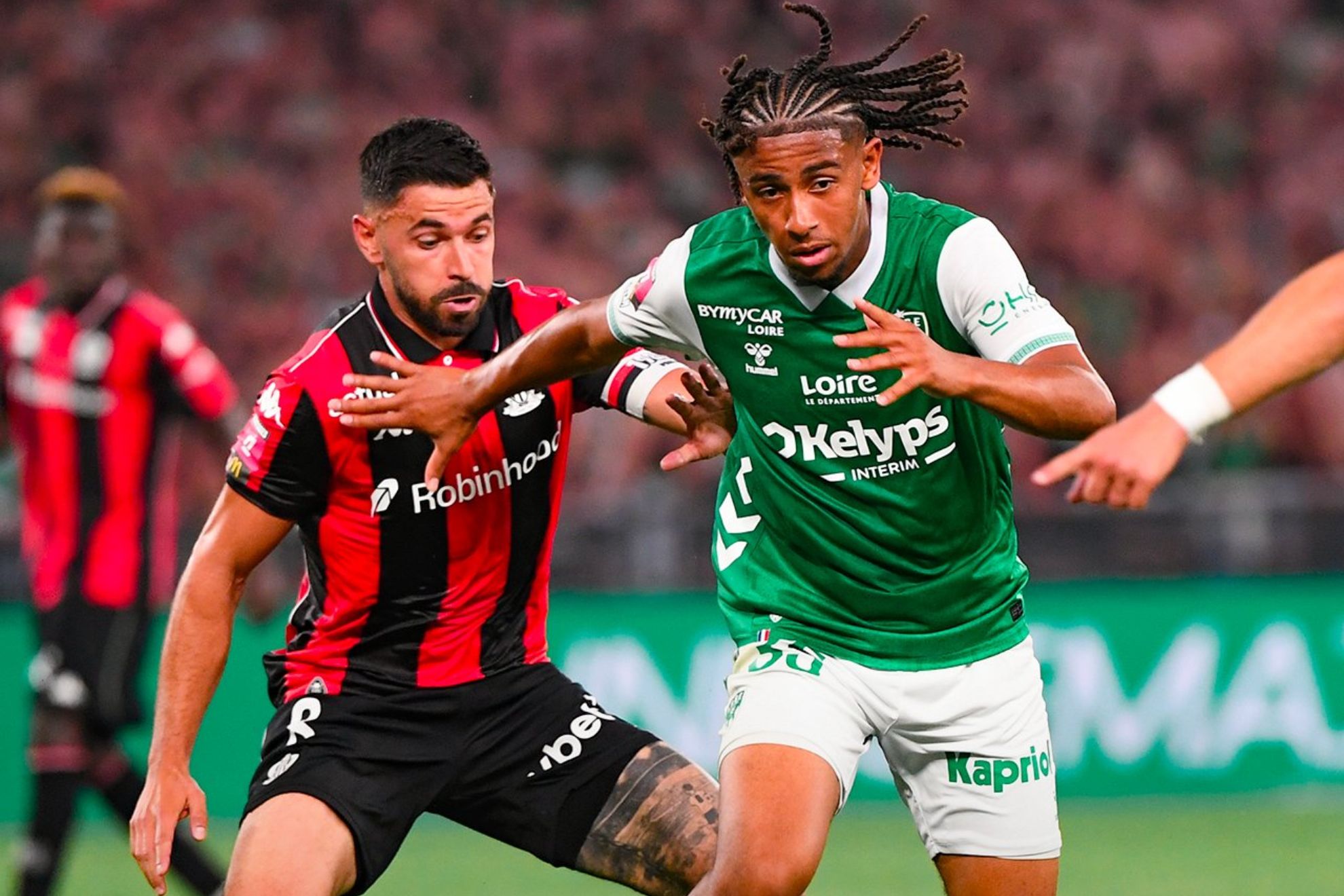 Sanson y Gadegbeku pelean @Ligue1
