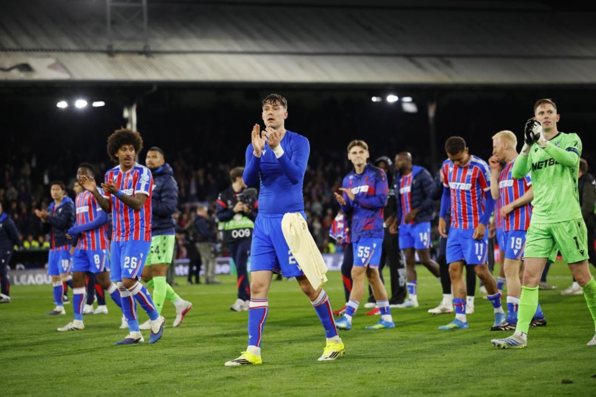 Jugadores del Crystal Palace. EFE
