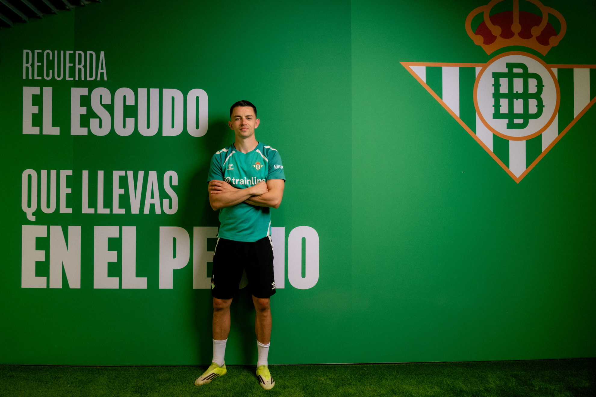 Fidalgo posa para MARCA en La Cartuja