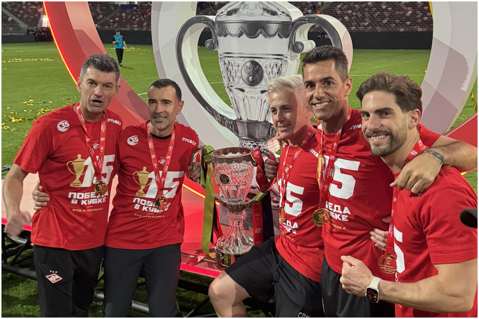 Sebas Corona, Juan Carlos Carcedo, Sergi Domínguez, Nacho Torres and Amador Sánchez.
