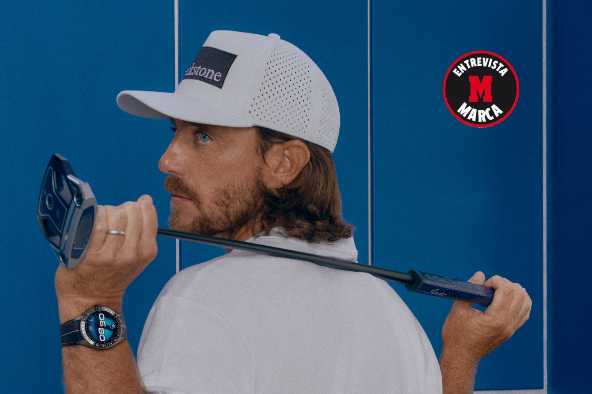 Tommy Fleetwood luce el Tag Heuer Connected x Taylor Made.