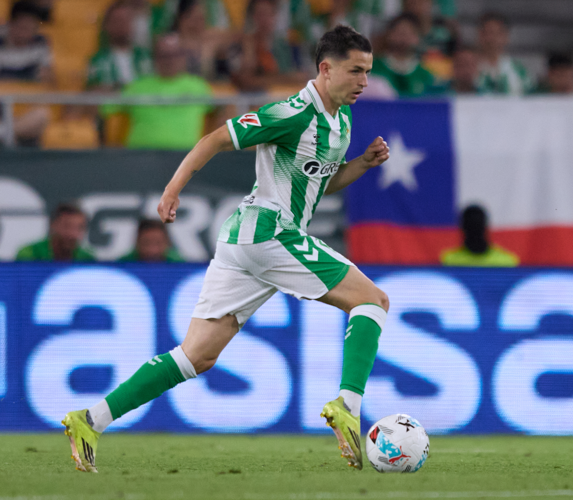 Fidalgo, en un partido con el Betis