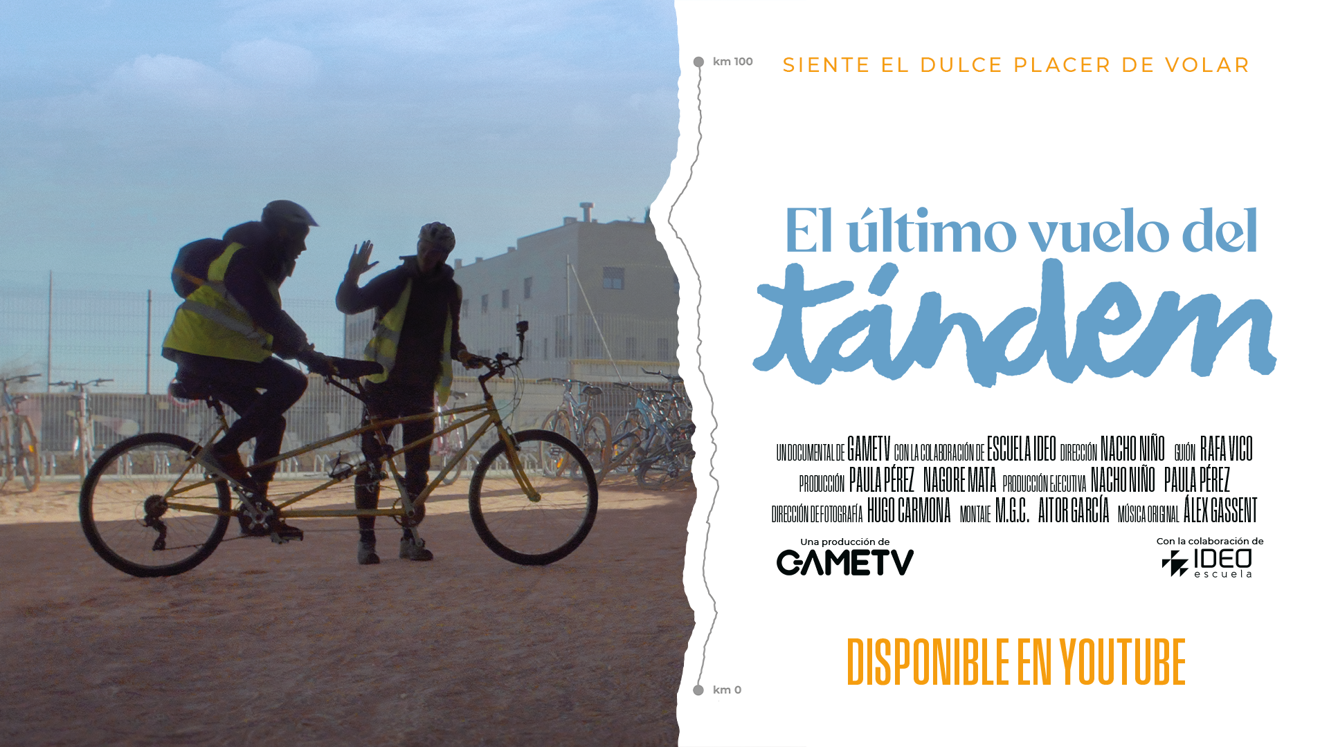 El último vuelo del tándem.