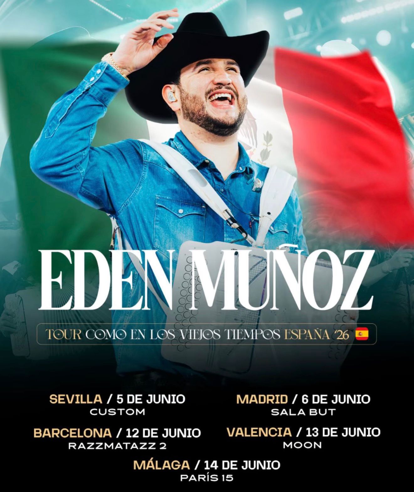 La gira de Edén Muñoz por España