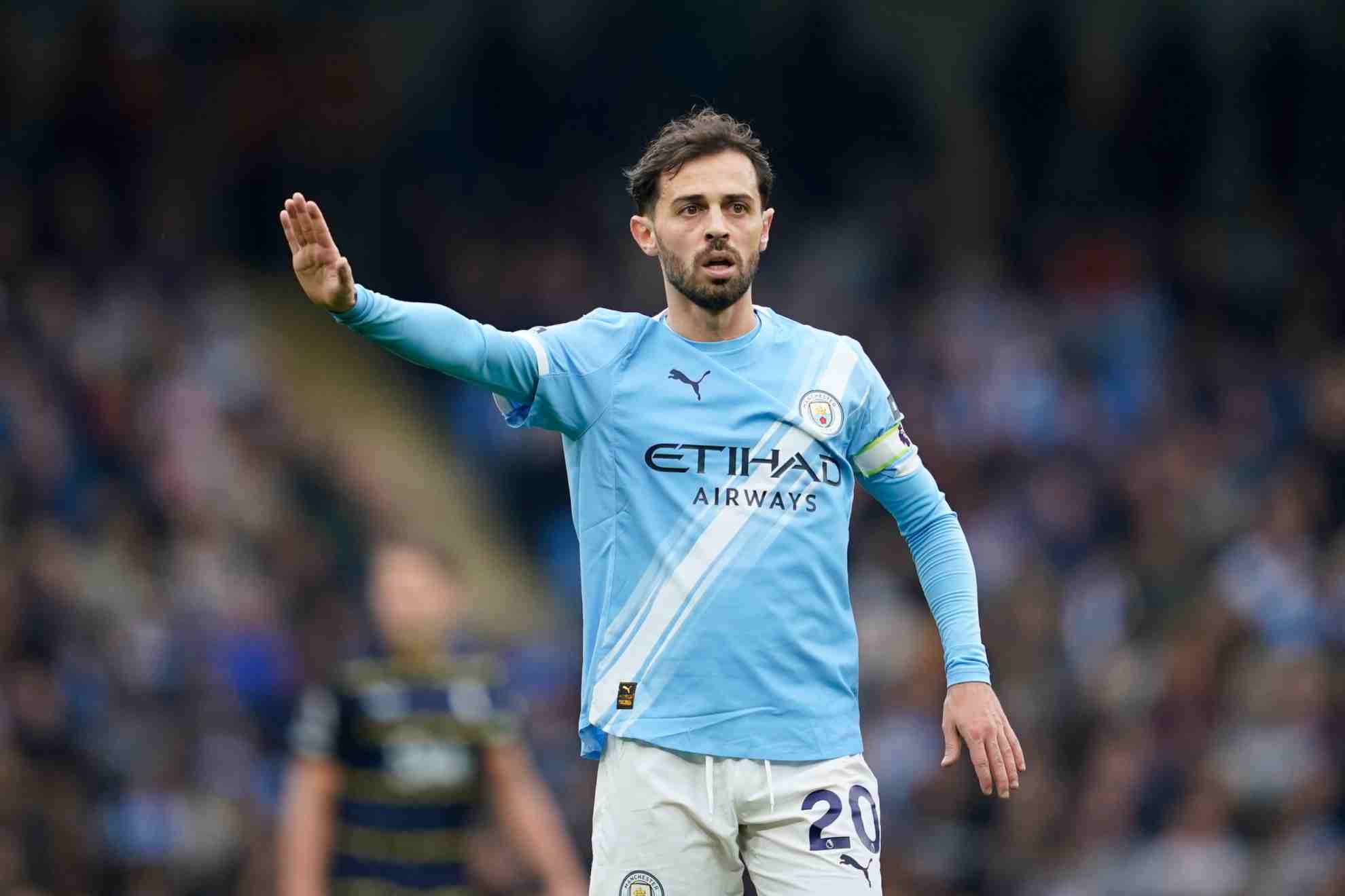 Bernardo Silva en su último partido como futbolista del Manchester City. Foto: MARCA