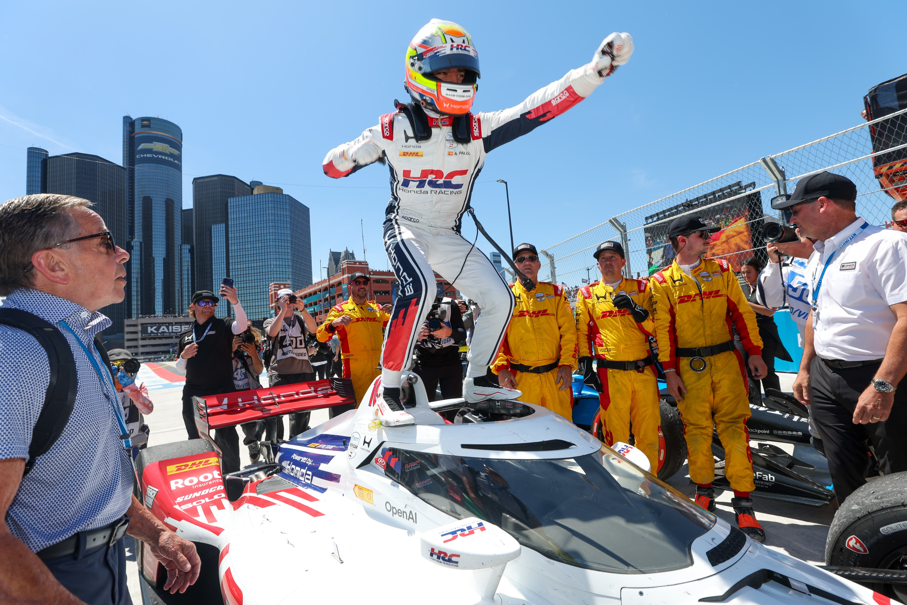 Álex Palou ya suma cuatro victorias esta temporada en la Indycar. CHRIS OWENS