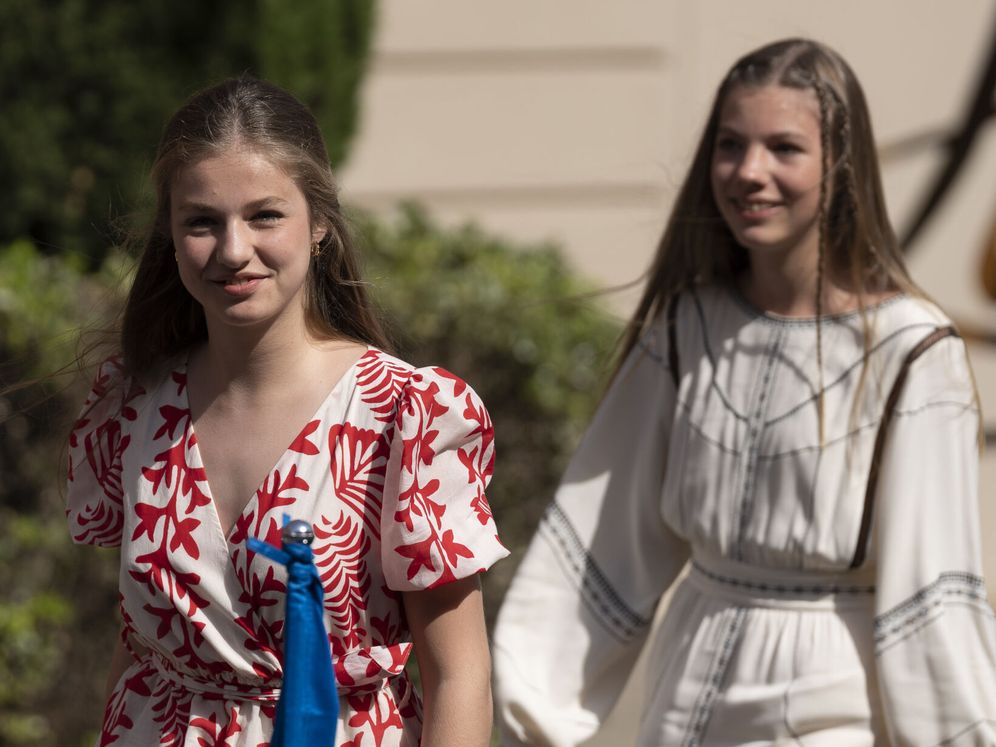 La princesa Leonor y la infanta Sofía ejercerán por primera vez como anfitrionas del Papa León XIV durante su visita a España