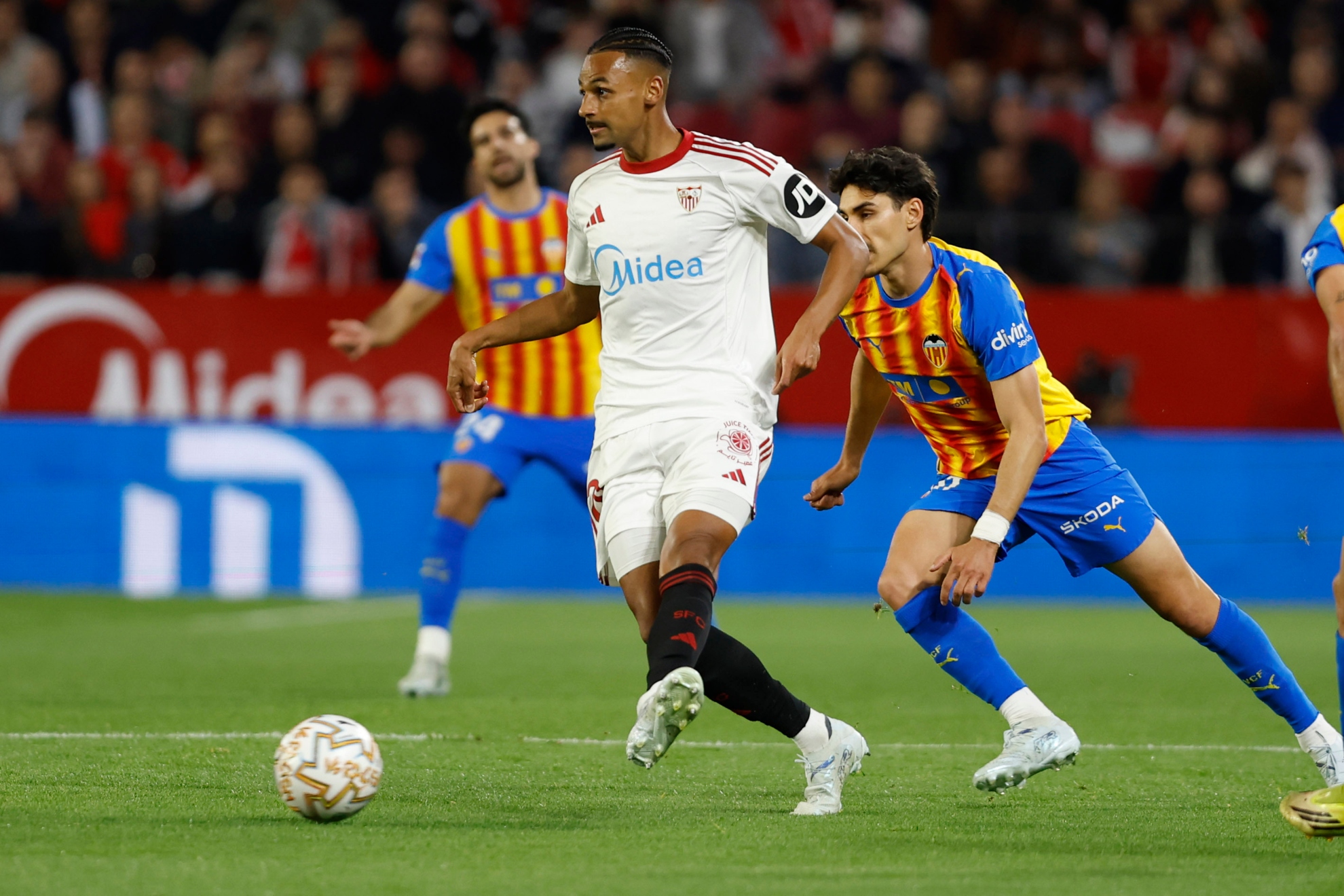 Sow, durante un partido ante el Valencia.