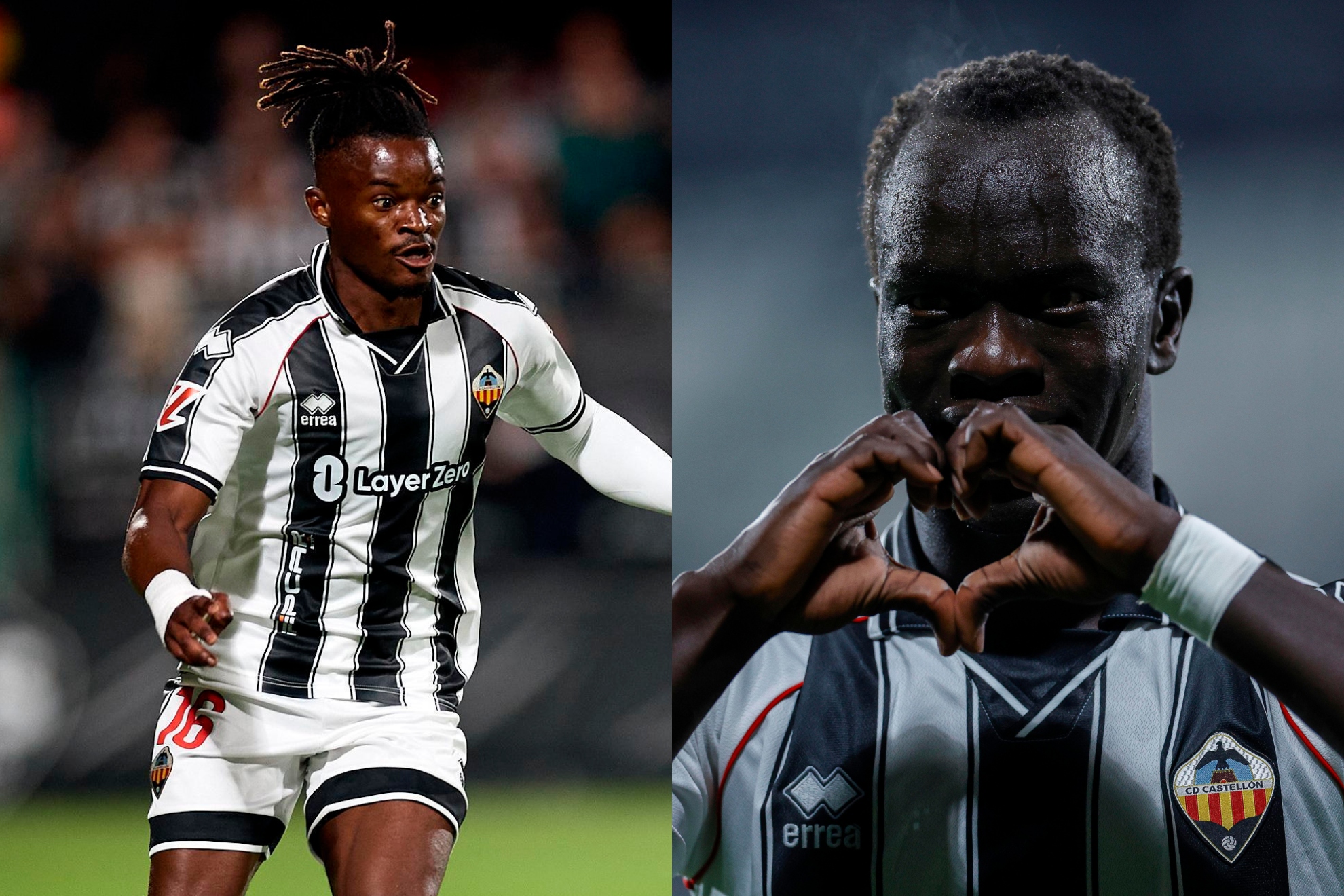 Brian Cipenga y Awer Mabil