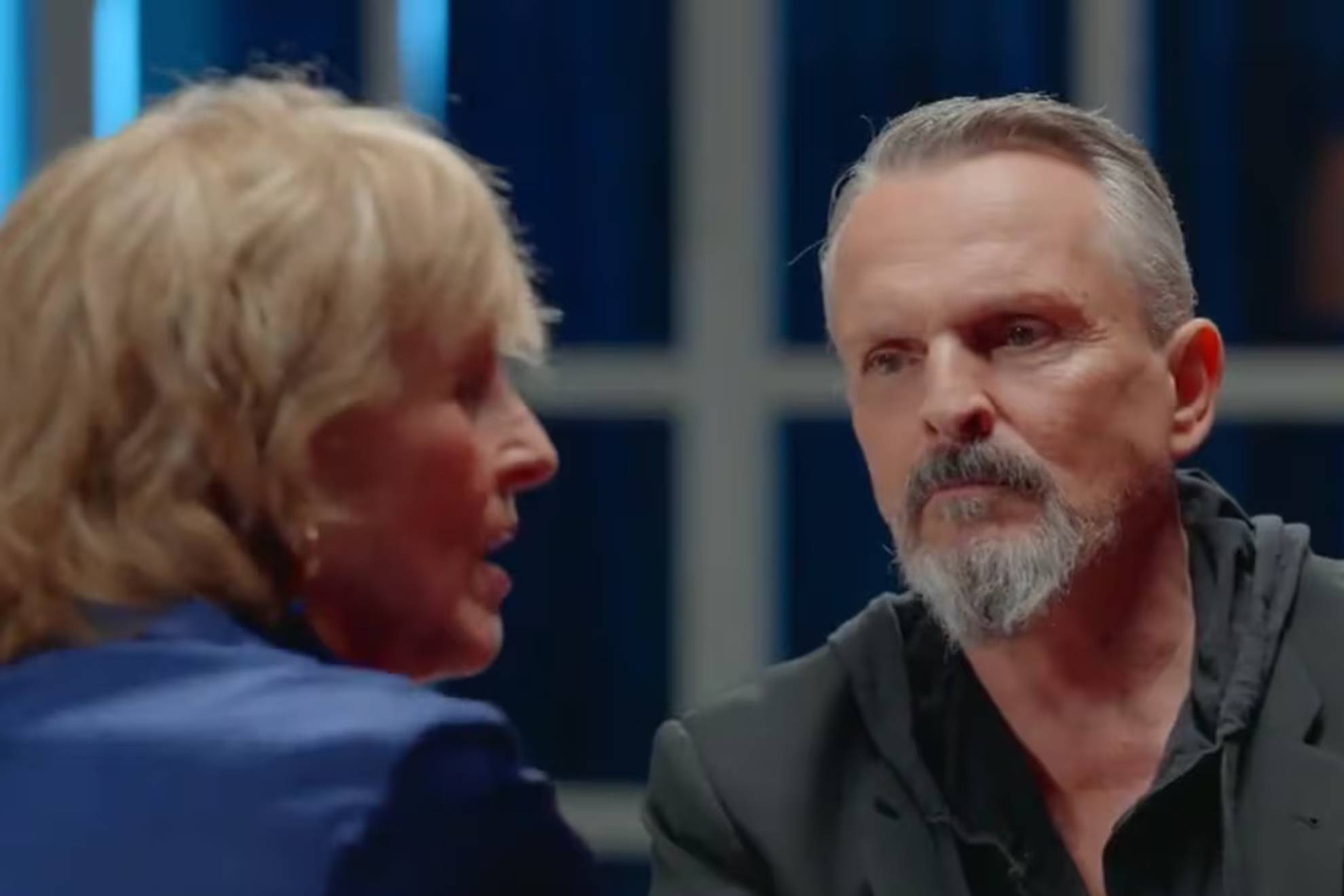 Mercedes Milá y Miguel Bosé