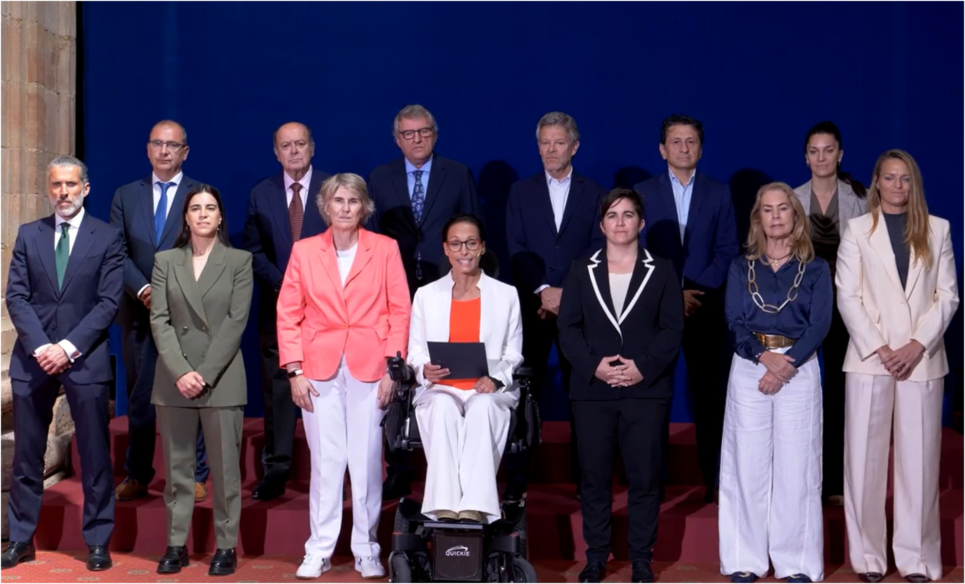 El jurado del Premio Princesa de Asturias de los Deportes 2026, durante la lectura del fallo.