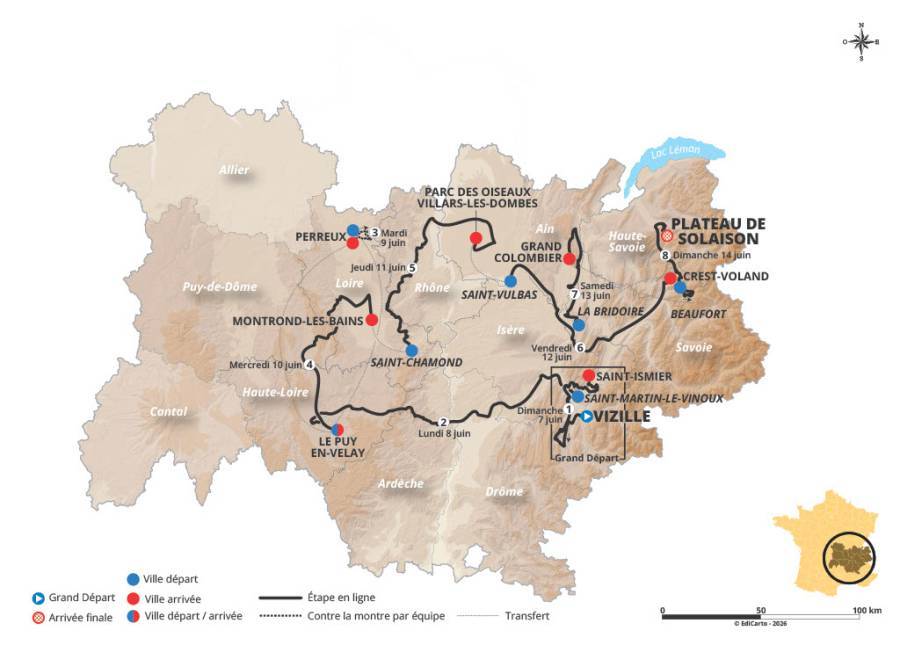 Tour Critérium du Dauphiné.
