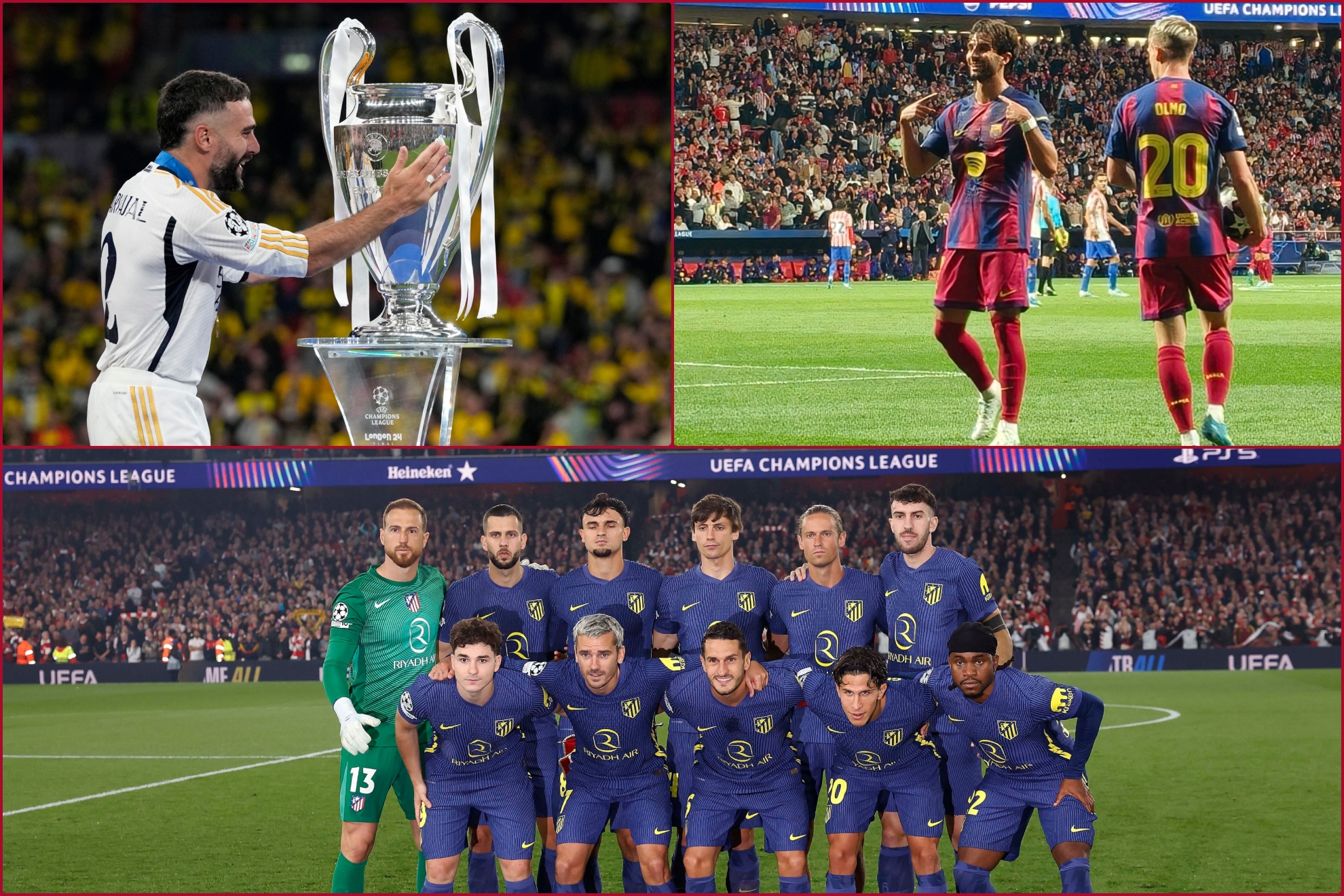 Real Madrid, Barcelona y Atlético en Champions.
