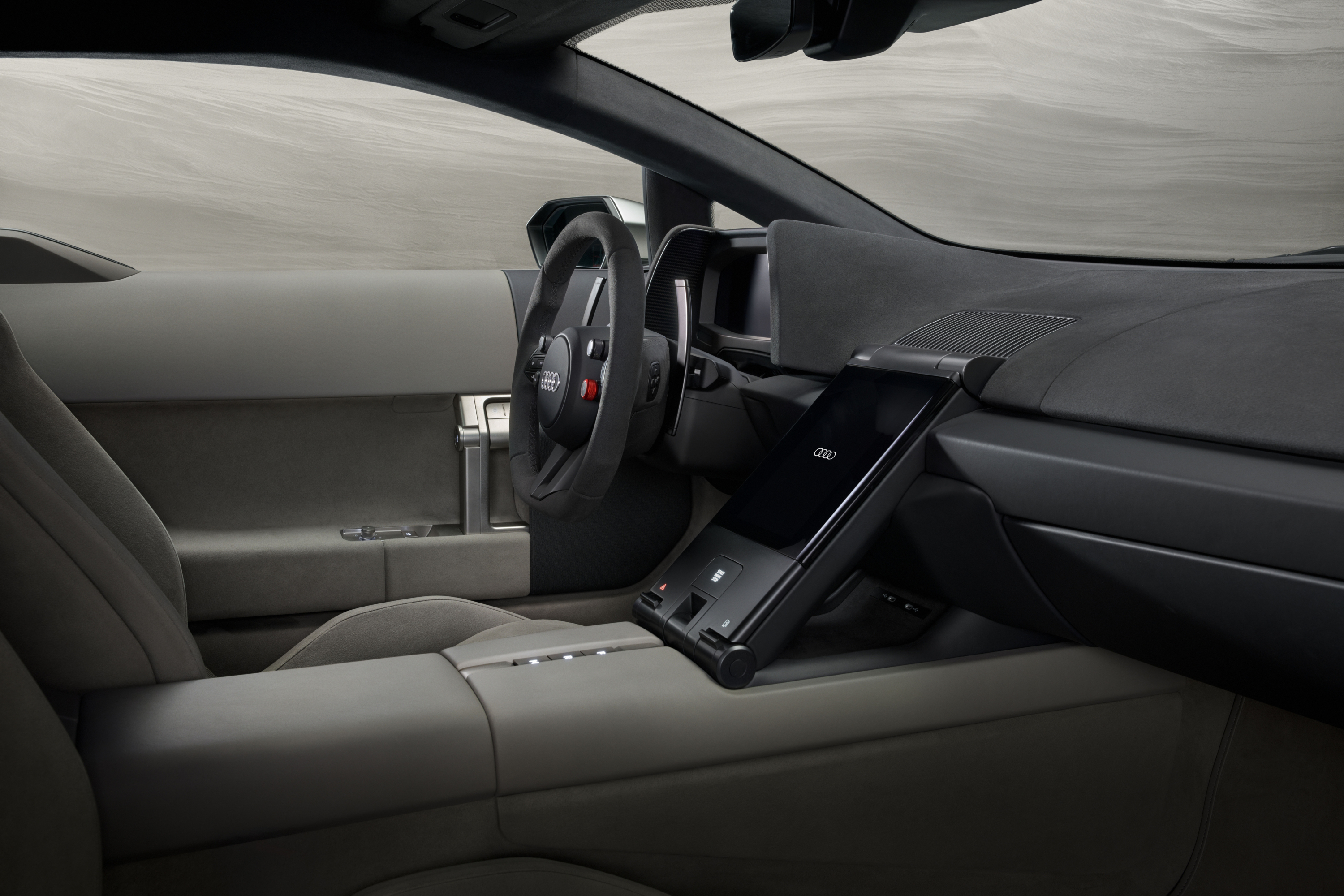 Esta es la primera imagen del interior del Audi Nuvolari