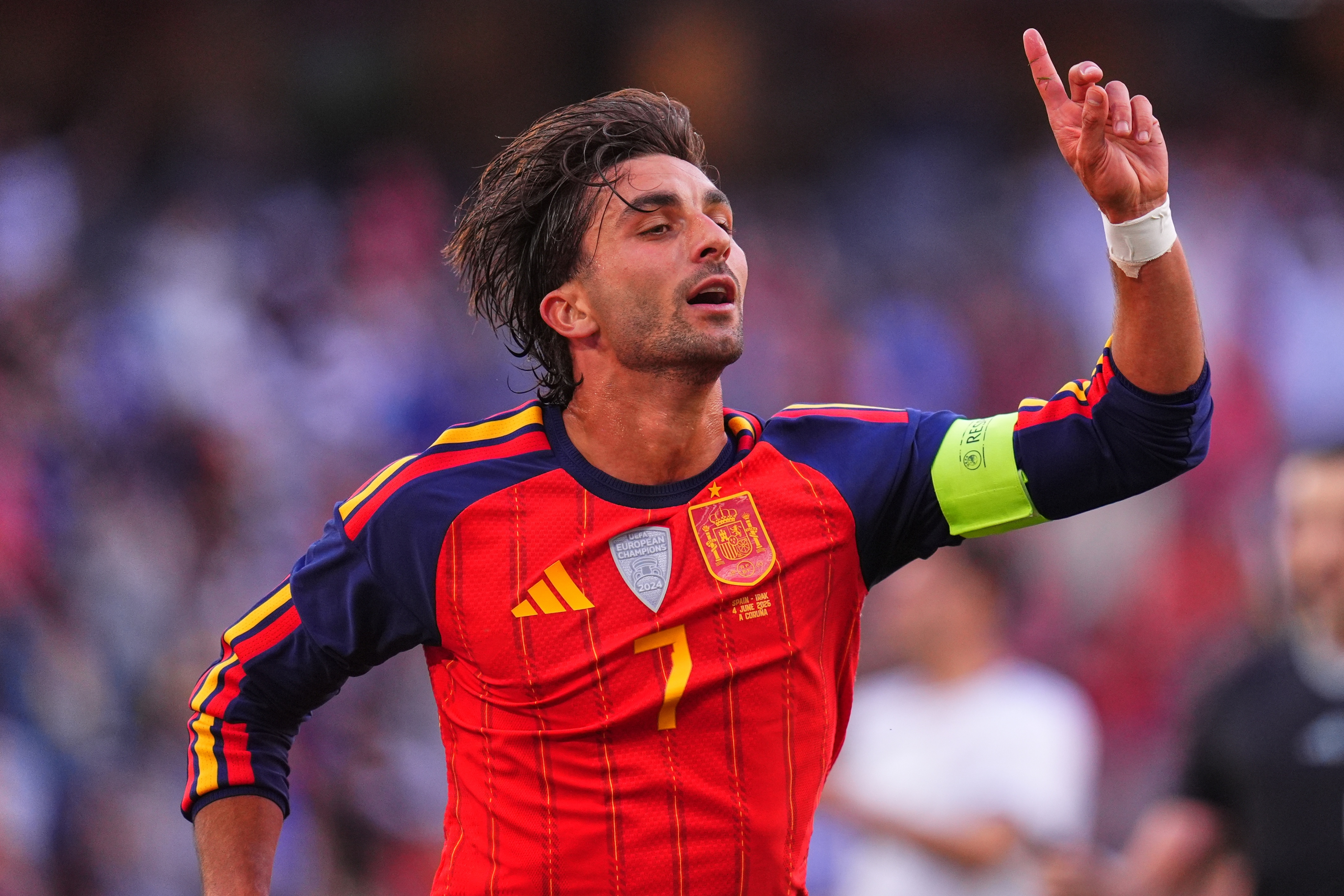 Ferran celebra el gol.