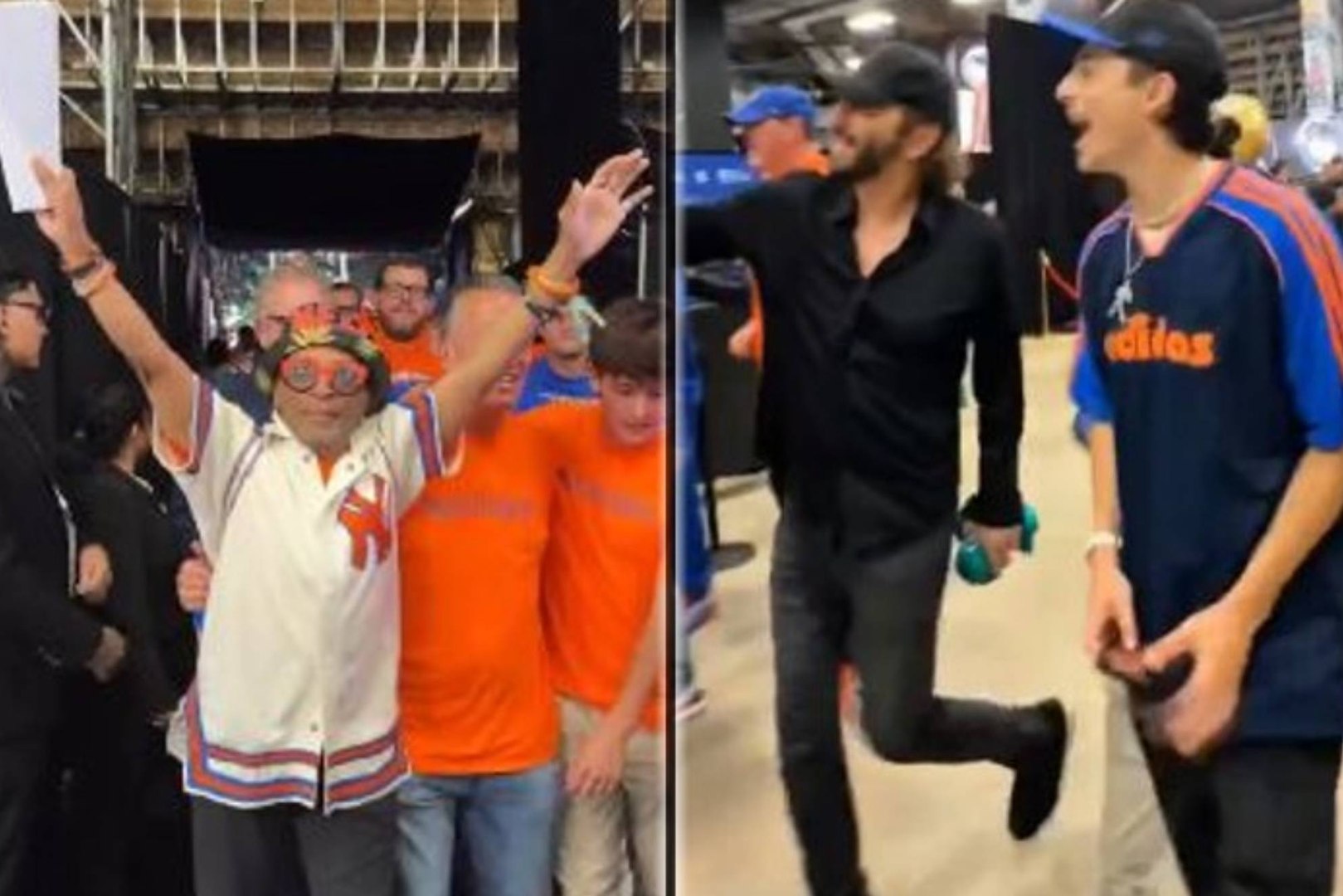 Spike Lee, Shane Gillis, Tracy Morgan, Ben Stiller, Timothée Chalamet, Tori Kelly, Chris Tucker y  Paulina Chavez son algunos de los rostros famosos que no se perdieron el primer partido de las Finales NBA que los Knicks ganaron a los Spurs.