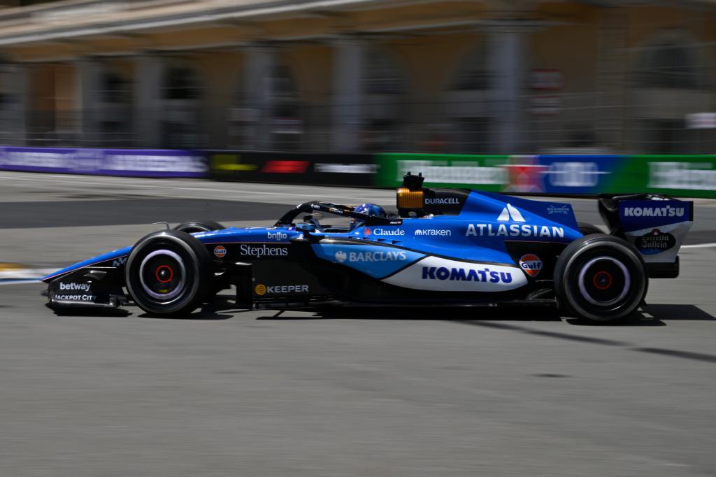 Sainz, en acción.