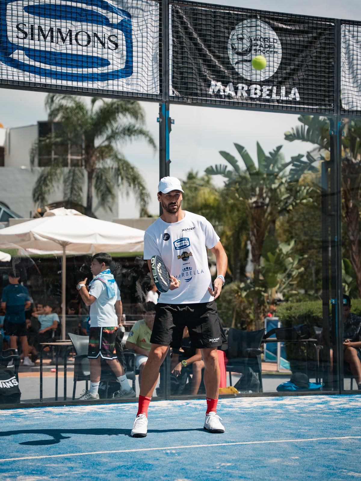 Llorente, durante el torneo