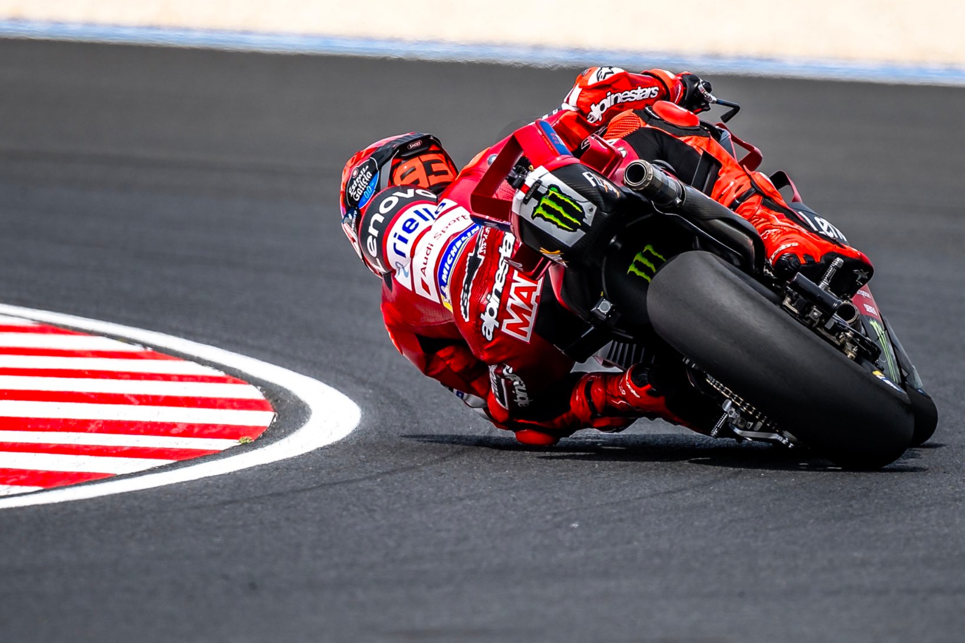 Marc Márquez, en Balaton. DUCATI