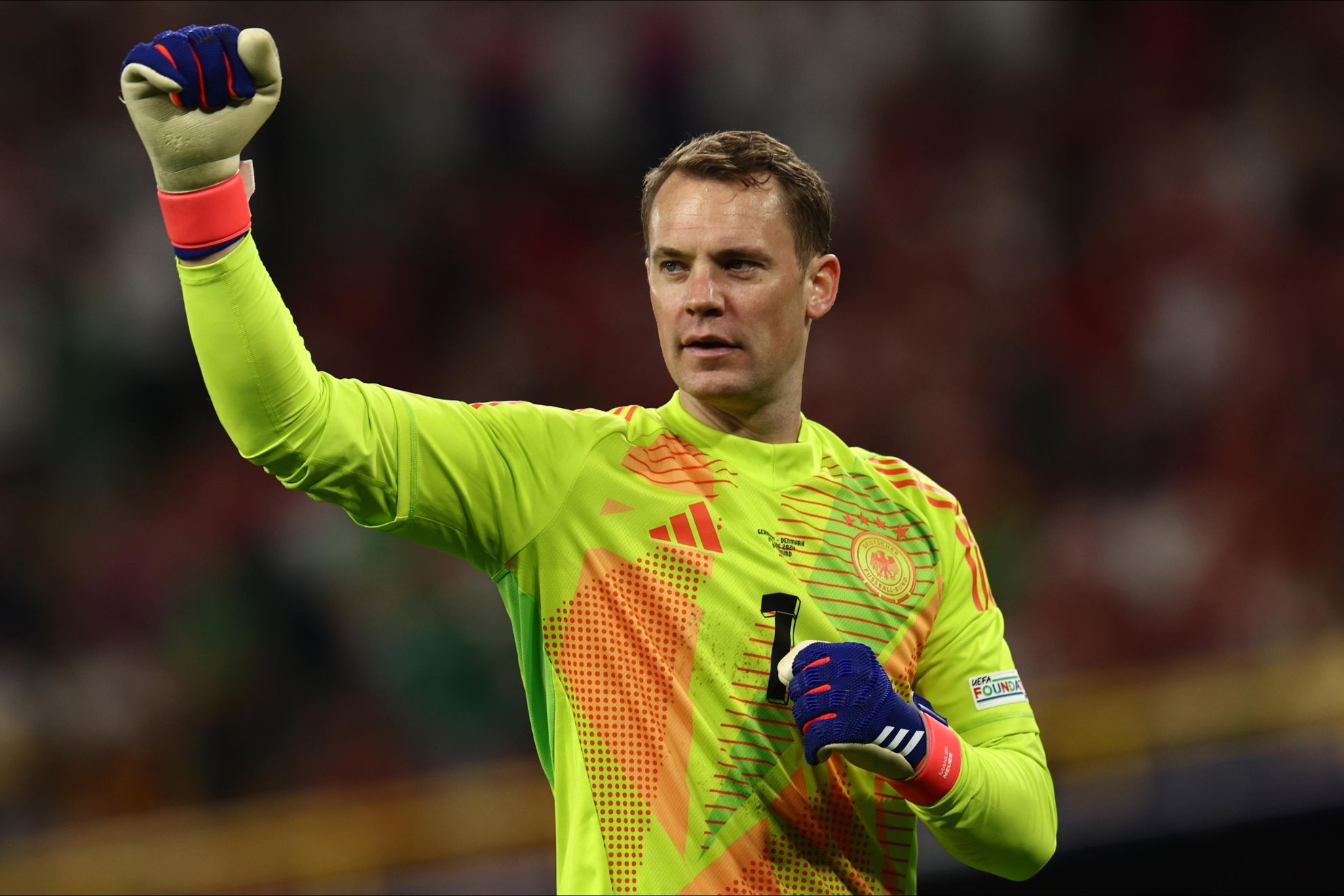 Manuel Neuer, en su último partido con Alemania