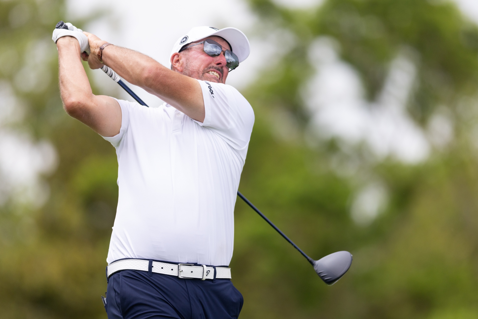 Phil Mickelson durante el LIV de Sudáfrica este año.