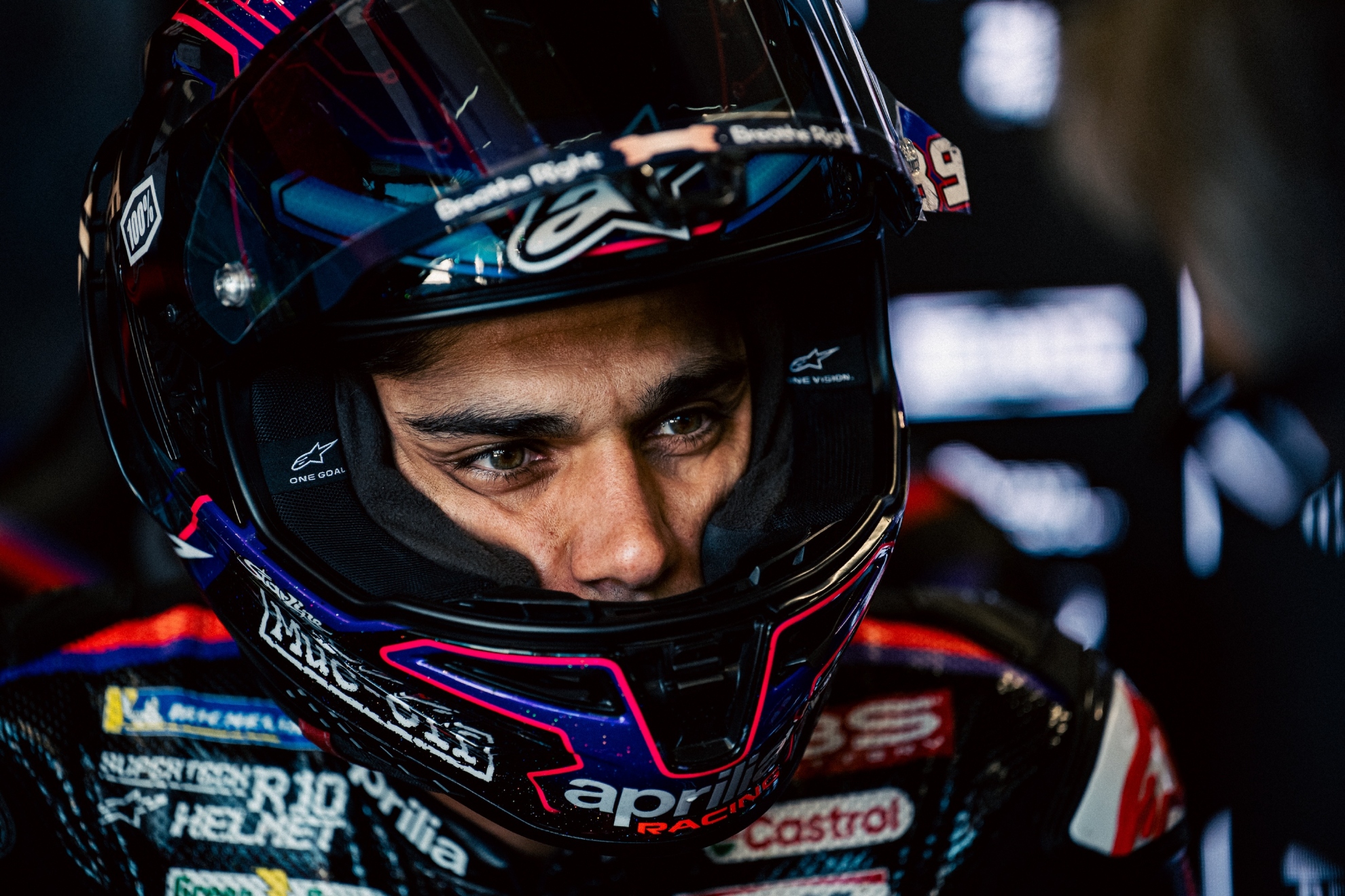 Jorge Martín, en Balaton. APRILIA