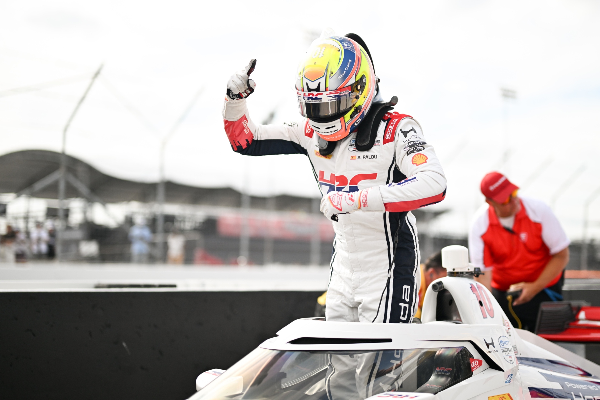 Palou firmó en Gateway la cuarta pole consecutiva en cuatro tipos de pistas distintas (rutero, superspeedway, urbano y óvalo corto). HRC