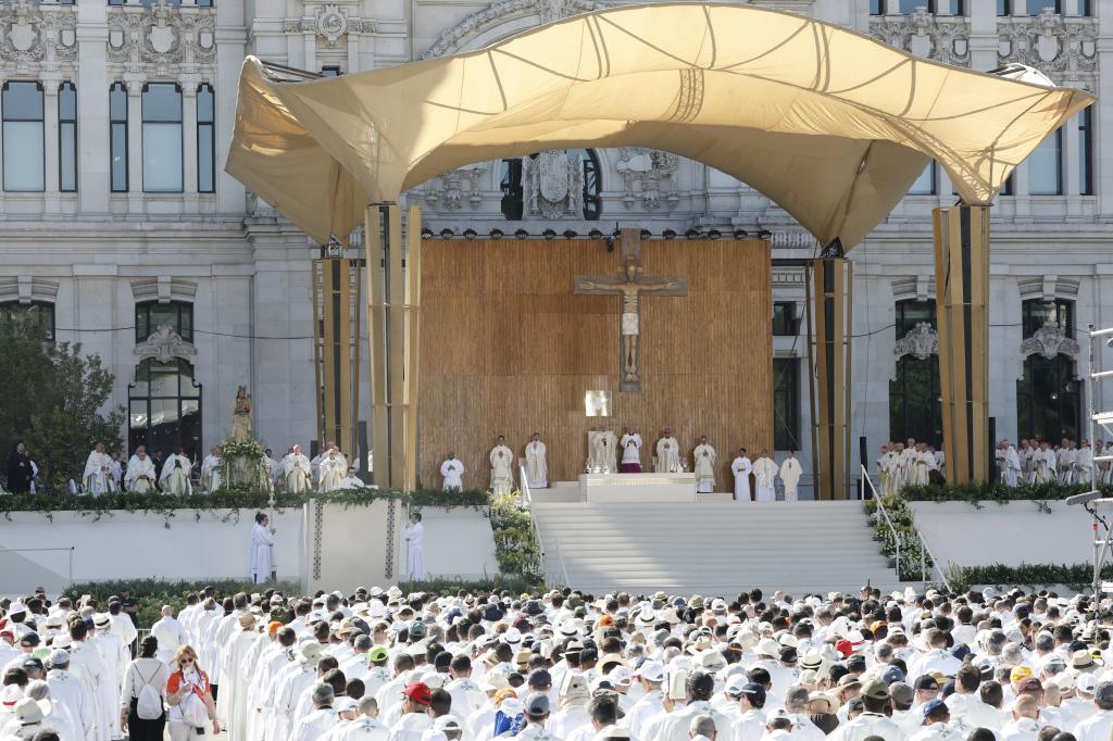 Así ha sido la misa del Corpus Christi del Papa León XIV en Madrid: las ...