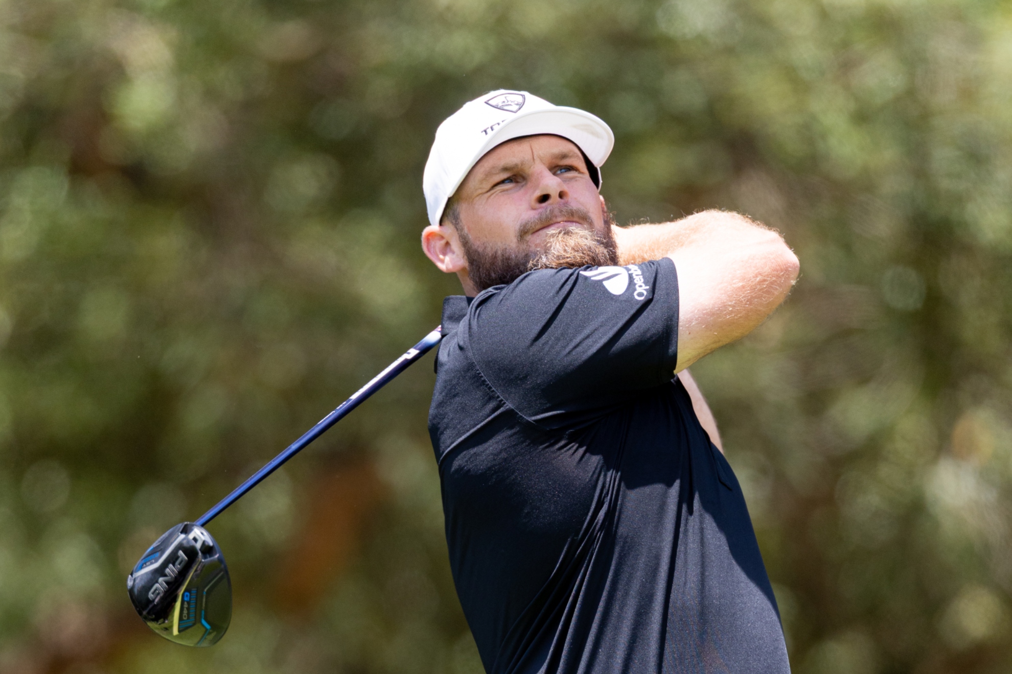 Tyrrell Hatton durante la última ronda del LIV Golf Andalucía en Valderrama.