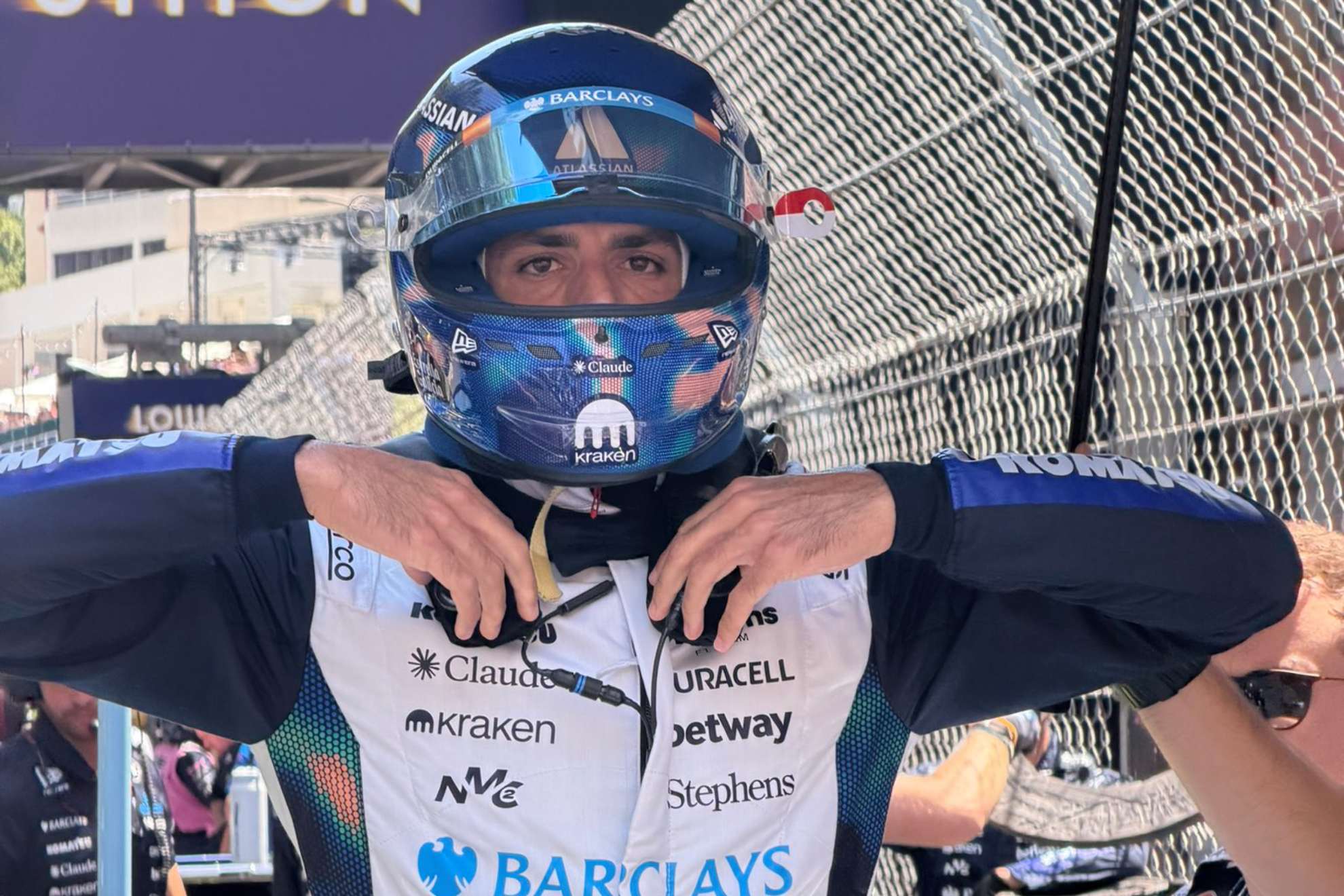 Sainz, este domingo en Mónaco. Williams F1