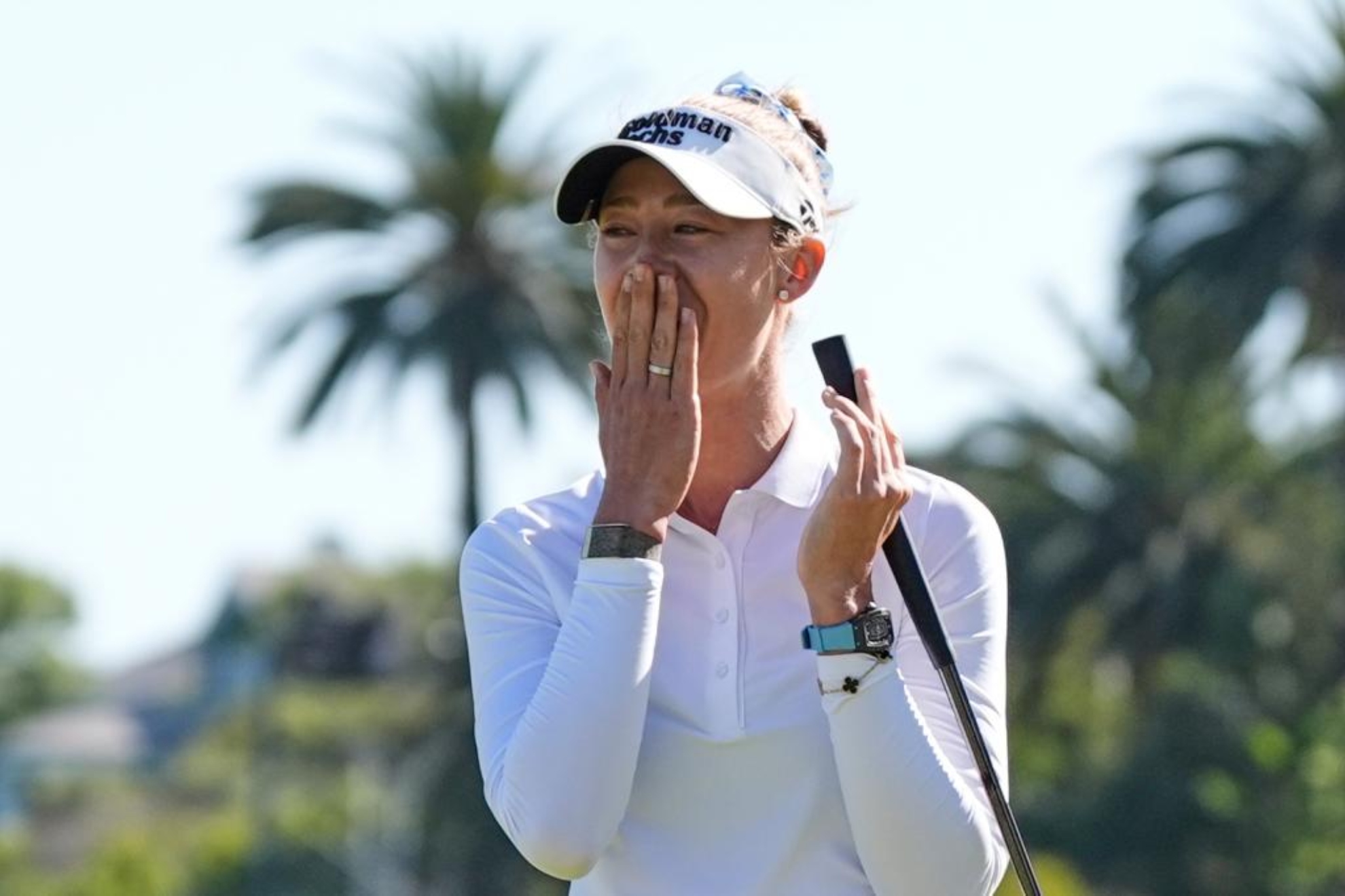Nelly Korda (27), emocionada tras ganar el US Open