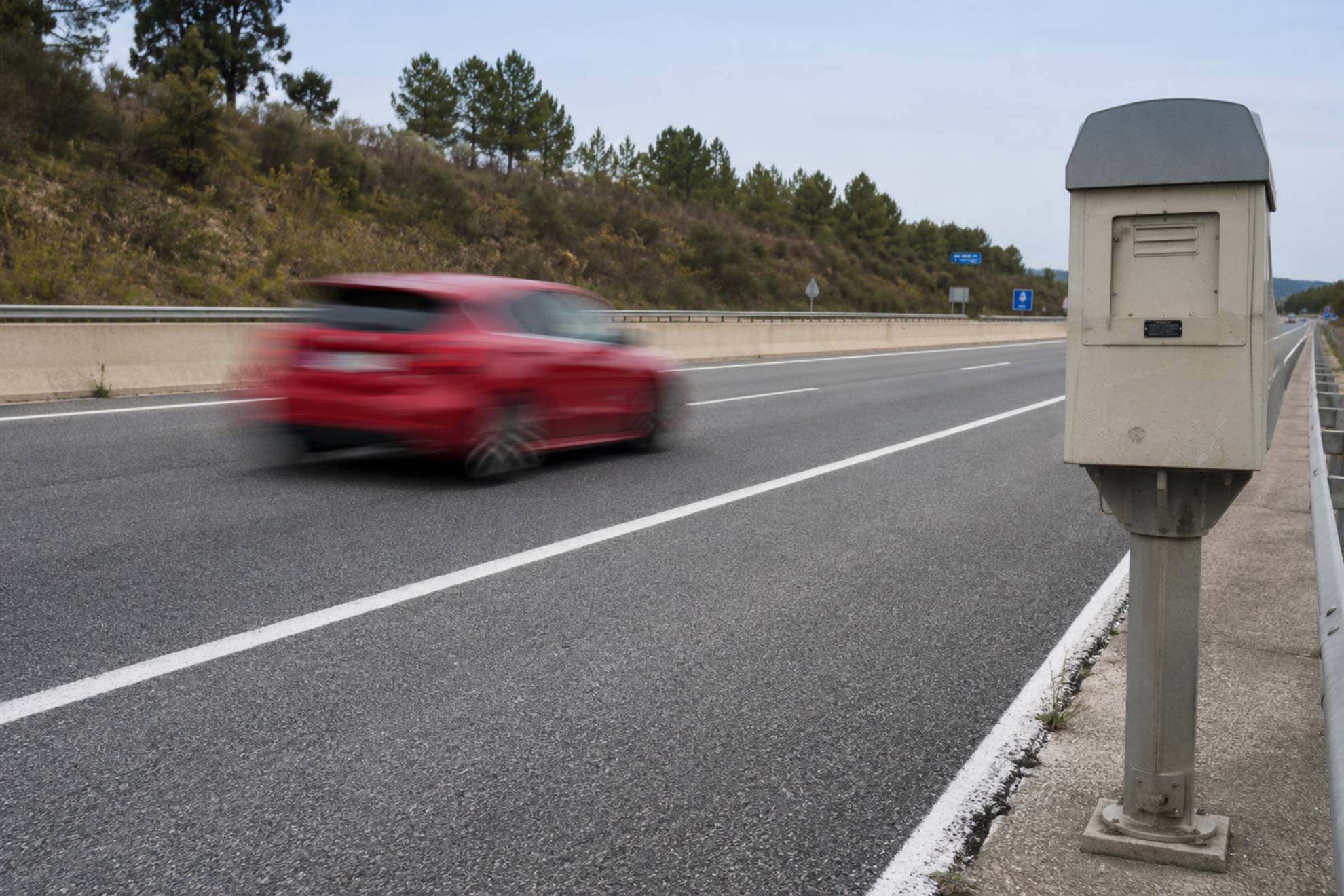 La conductora superaba en 95 km/h la velocidad permitida. GEM.