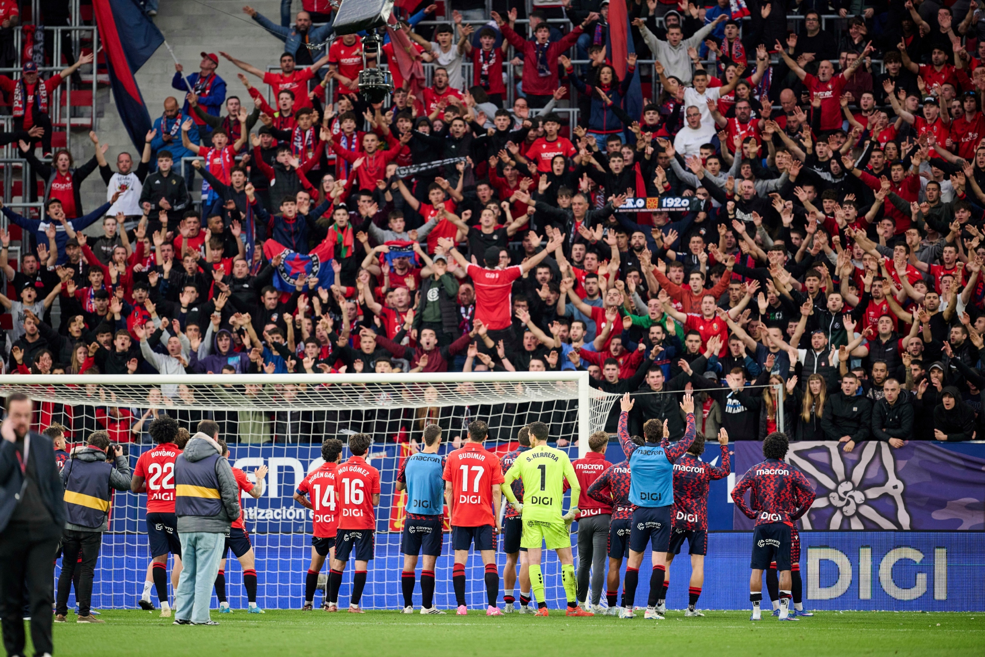 Imagen de Osasuna la temporada pasada.