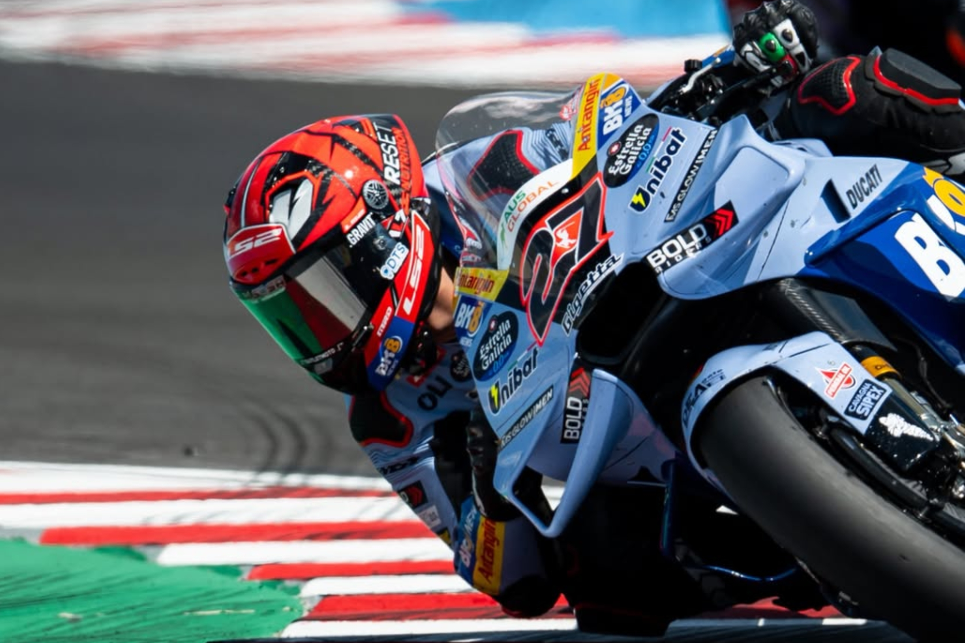 Iker Lecuona, compitiendo en Balaton Park. GRESINI RACING