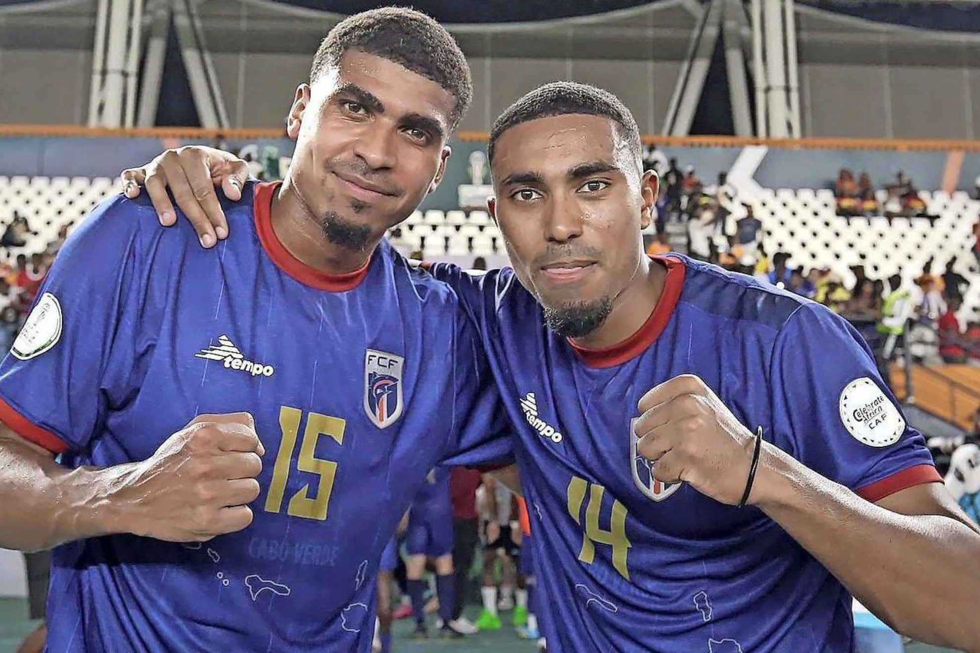 Laros y Deroy Duarte, con Curazao