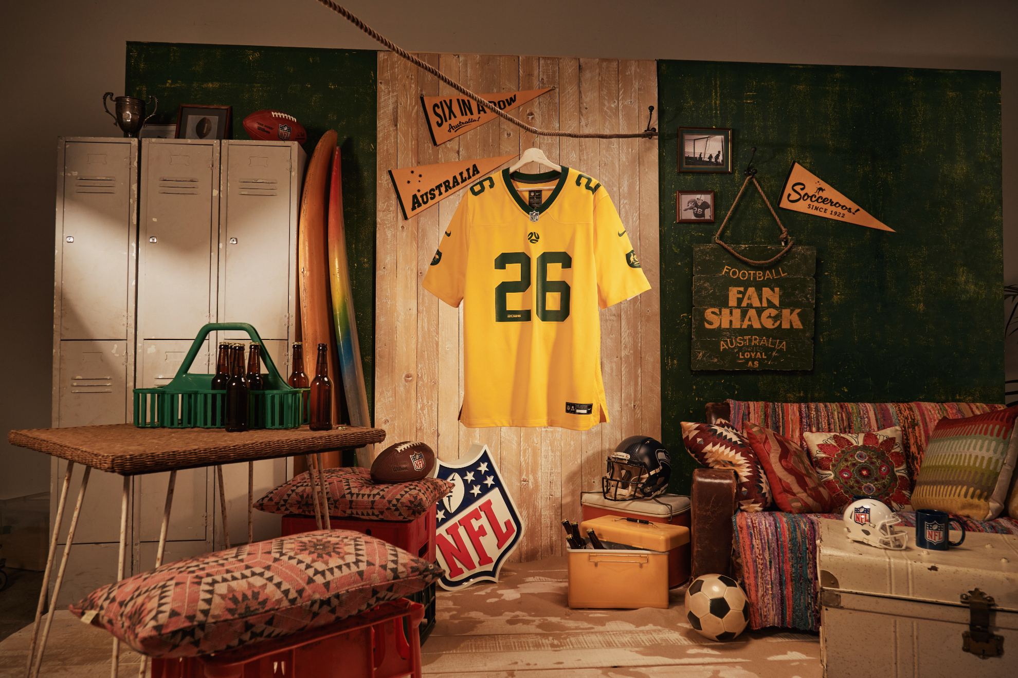 La NFL y Fanatics se asocian con England Football, la FFF y Football Australia para lanzar este verano una colección limitada de camisetas